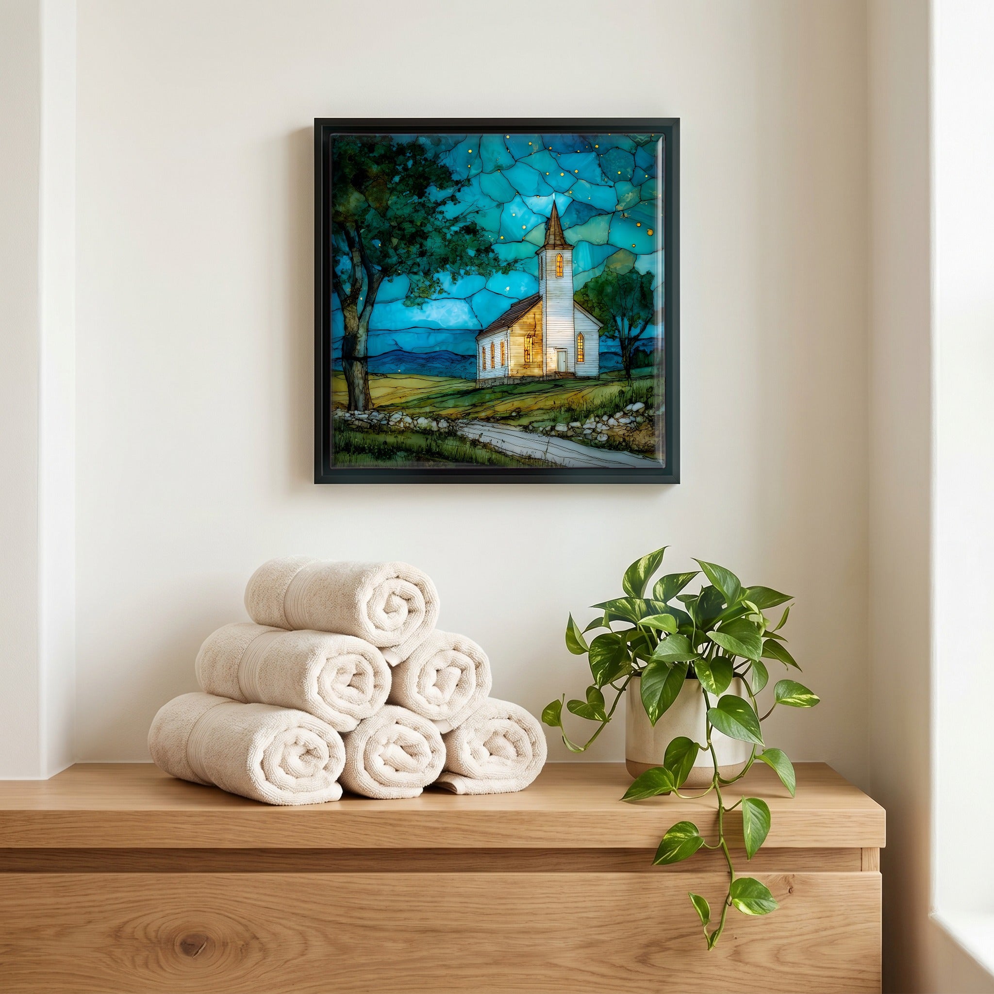 A quiet corner of the bath.