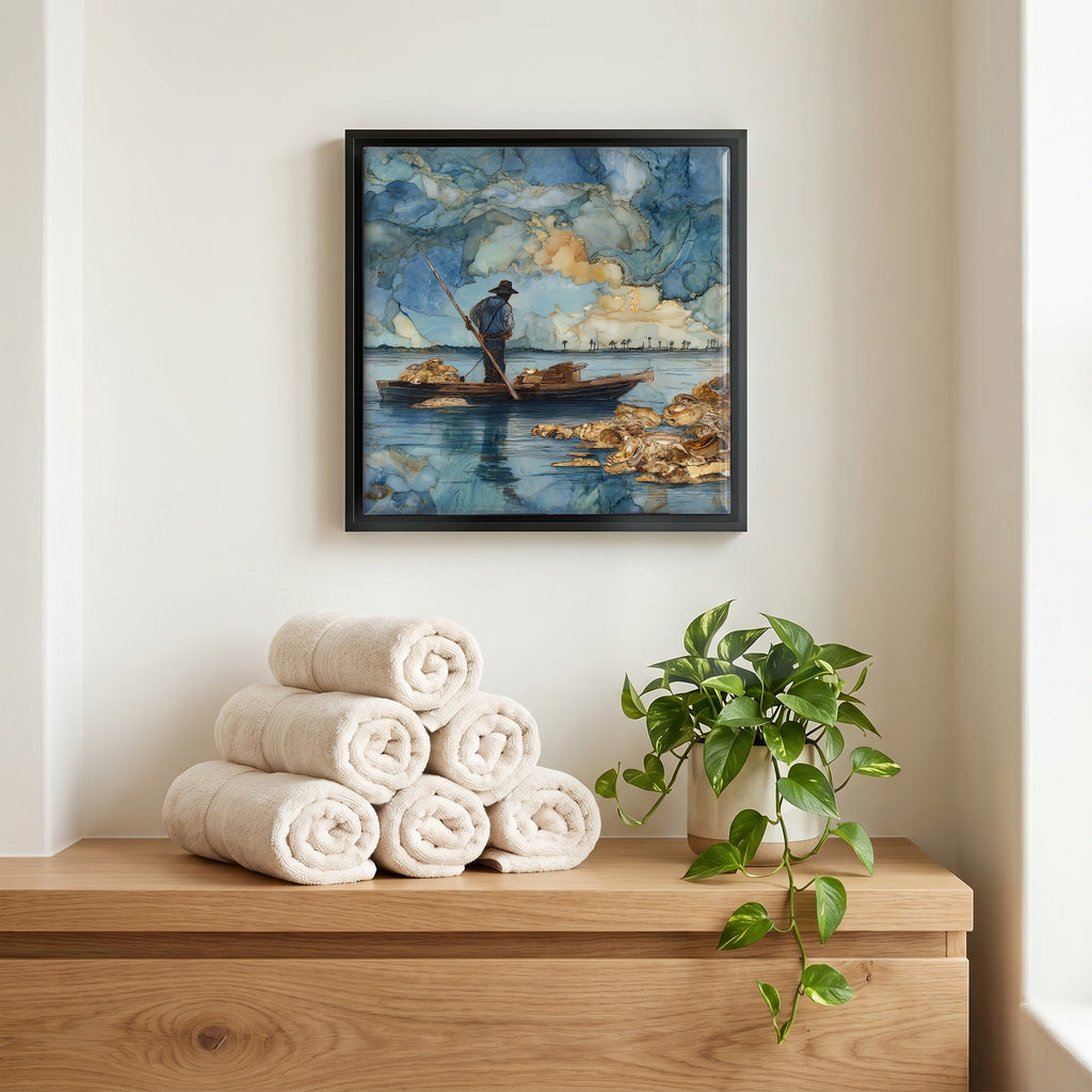A quiet corner of the bath.