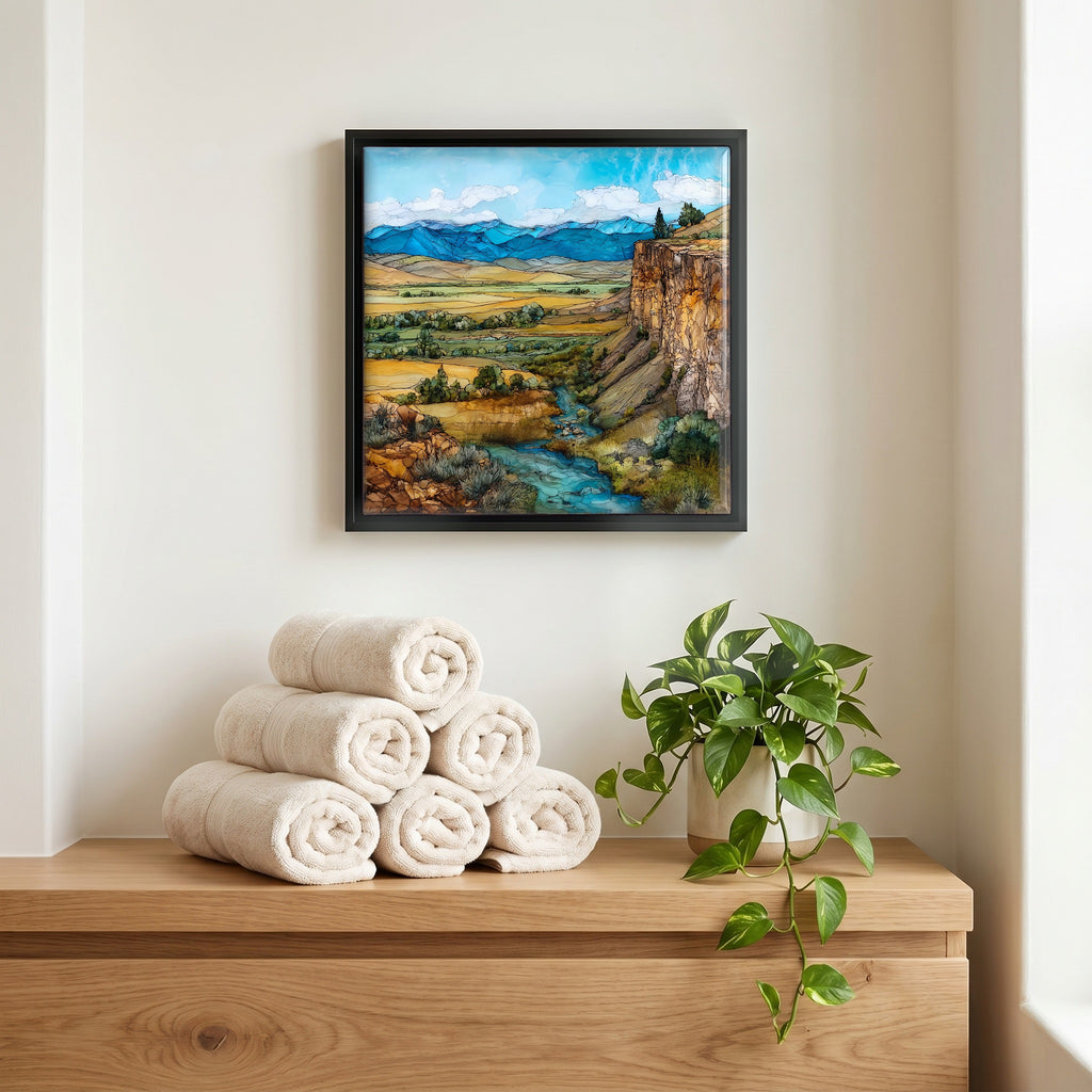 A quiet corner of the bath.