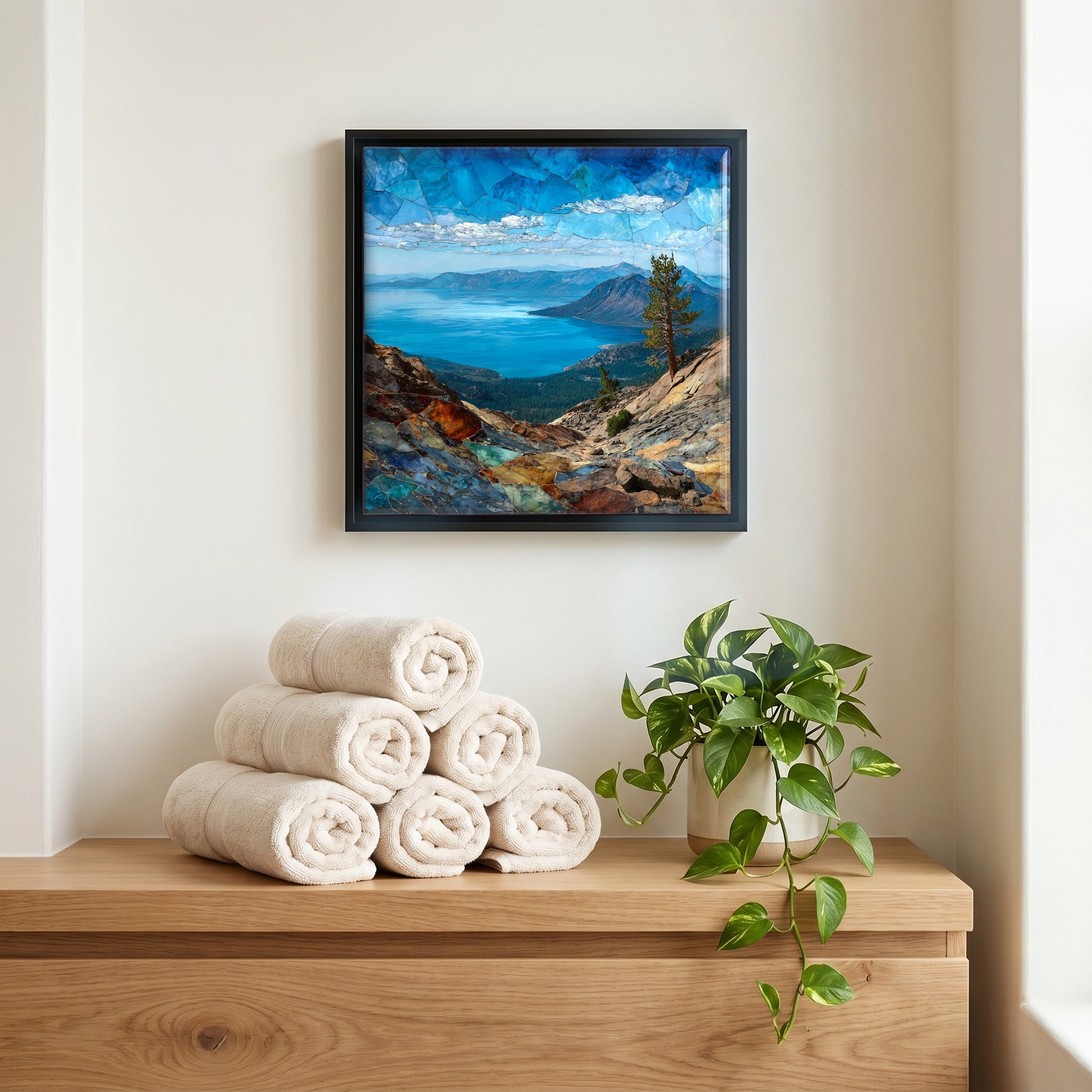 A quiet corner of the bath.