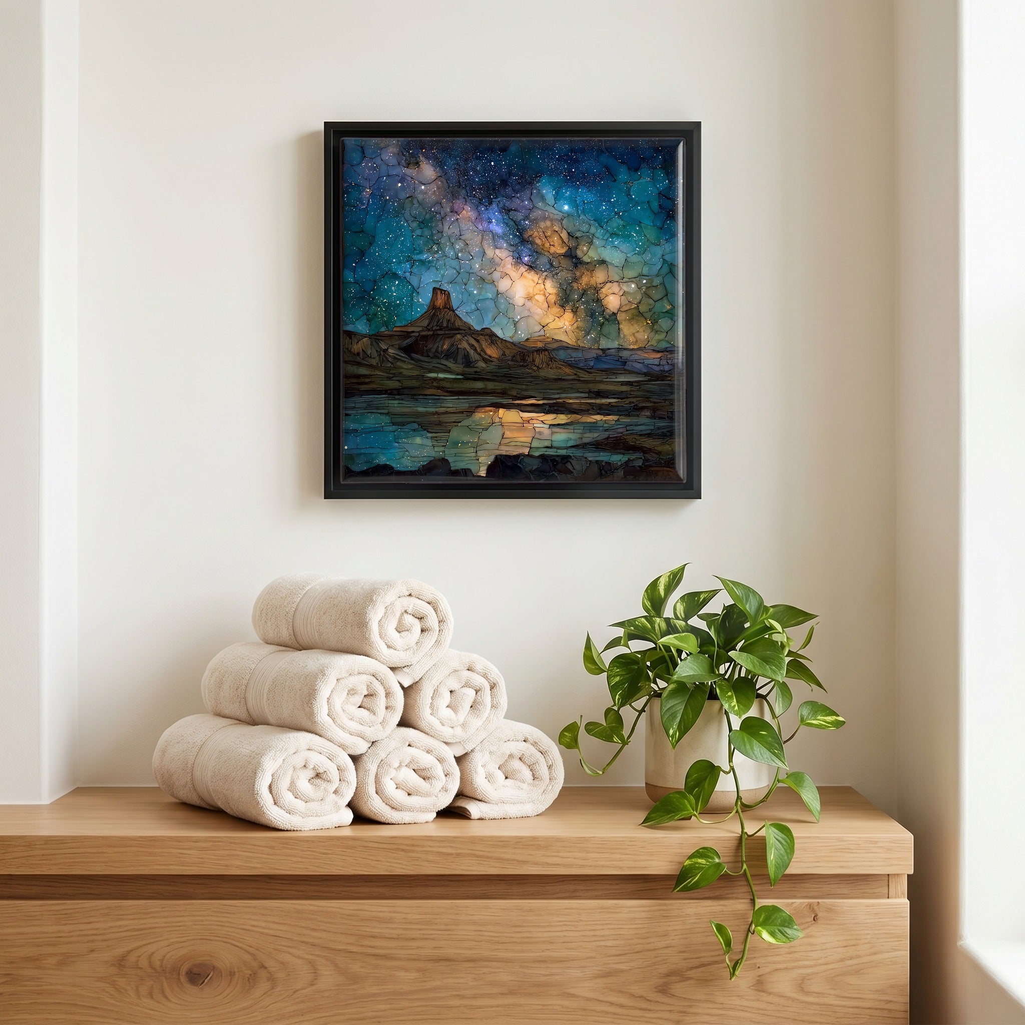 A quiet corner of the bath.