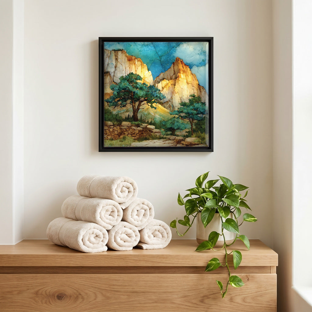 A quiet corner of the bath.