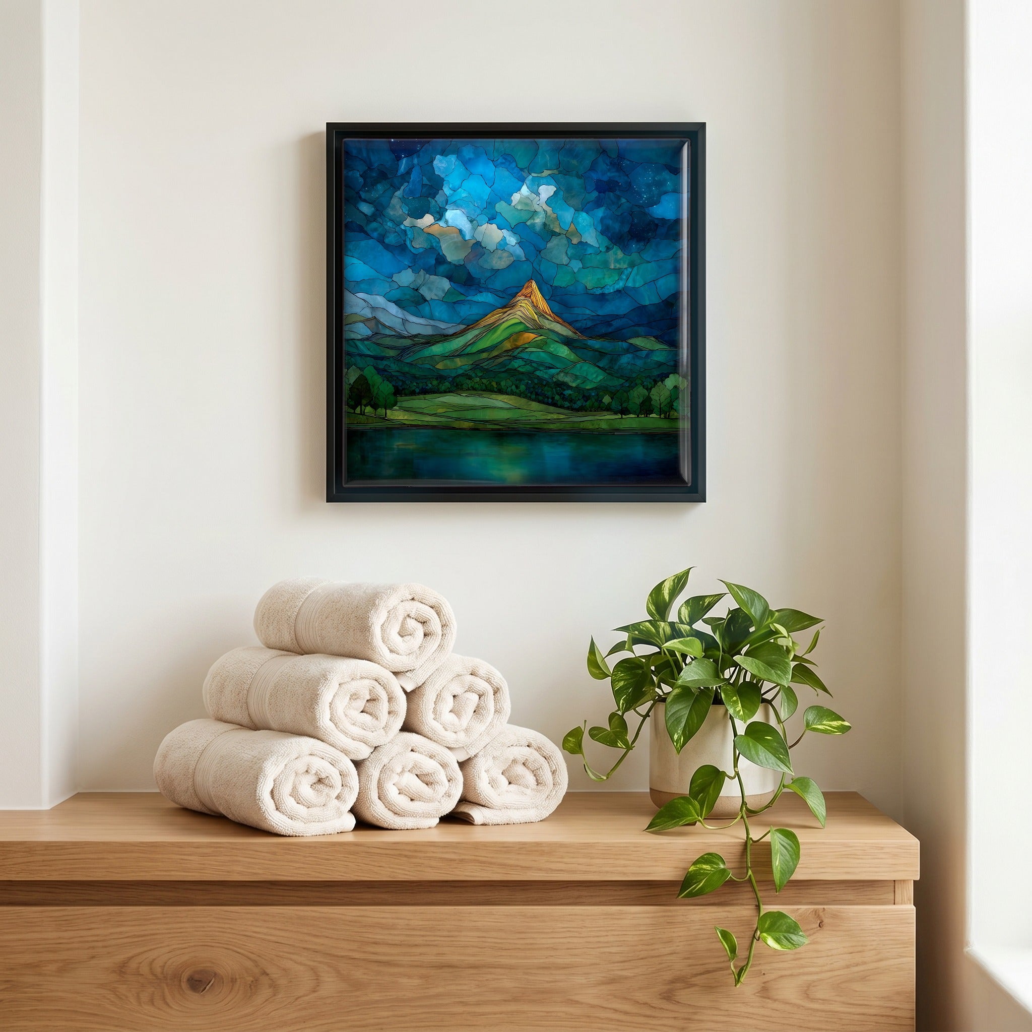 A quiet corner of the bath.
