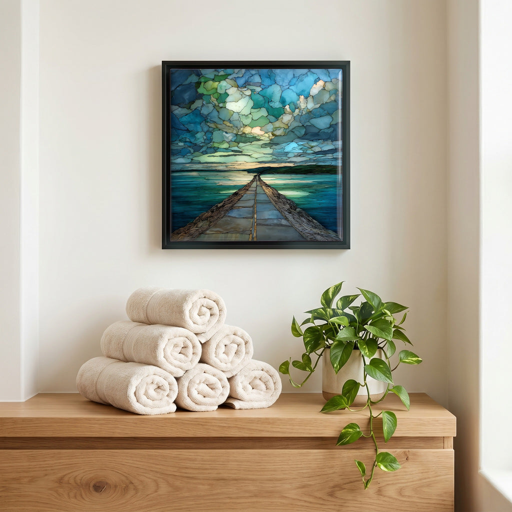 A quiet corner of the bath.