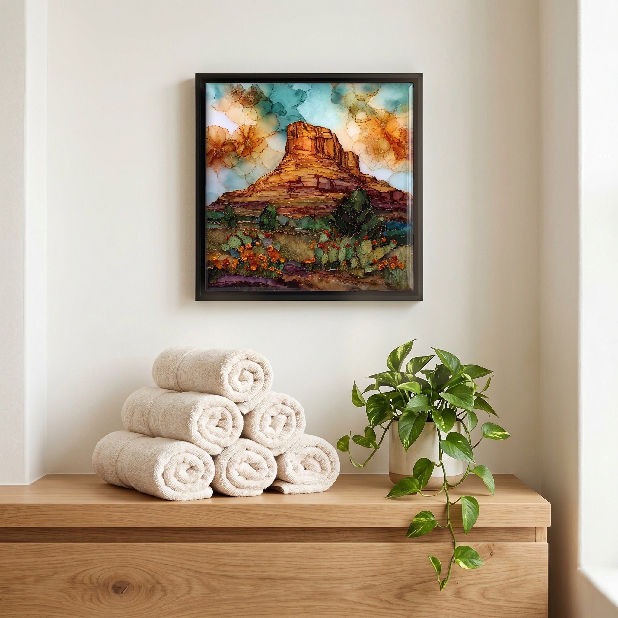 A quiet corner of the bath.