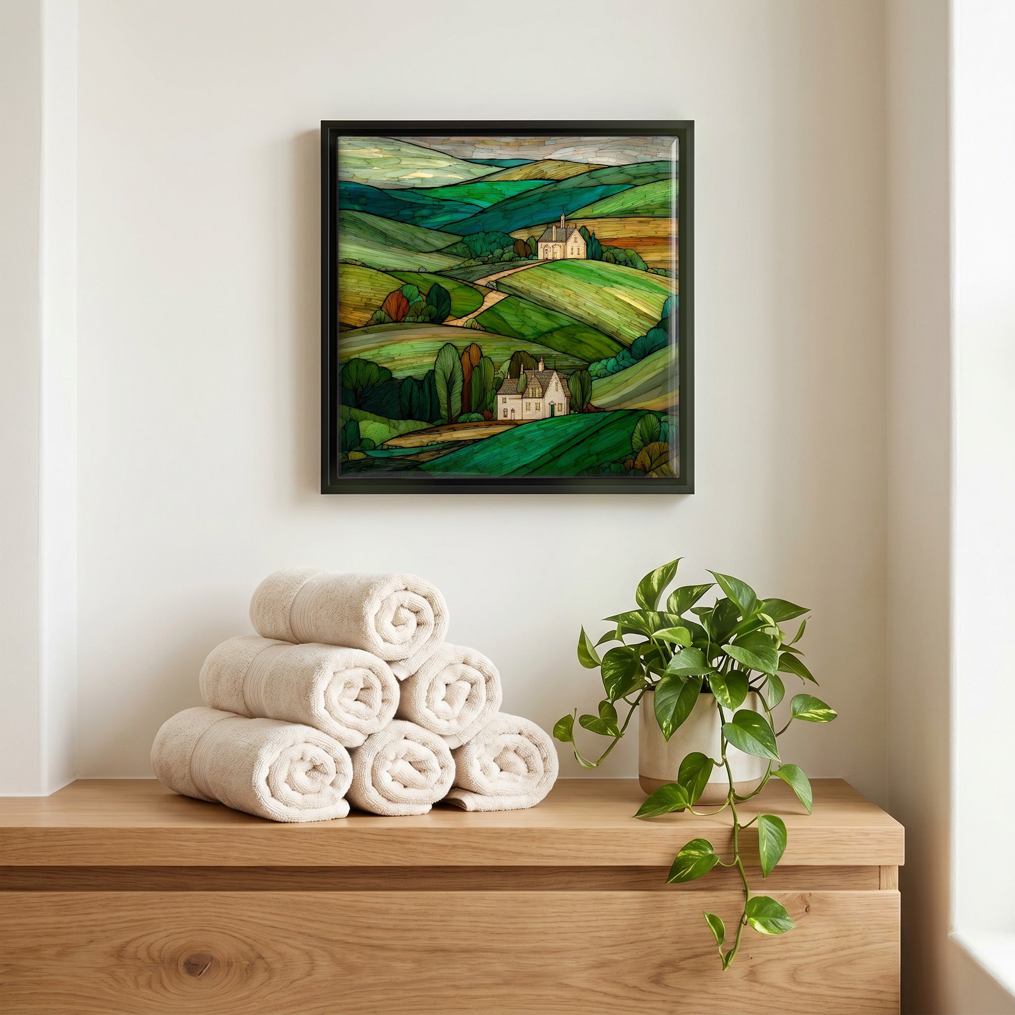 A quiet corner of the bath.