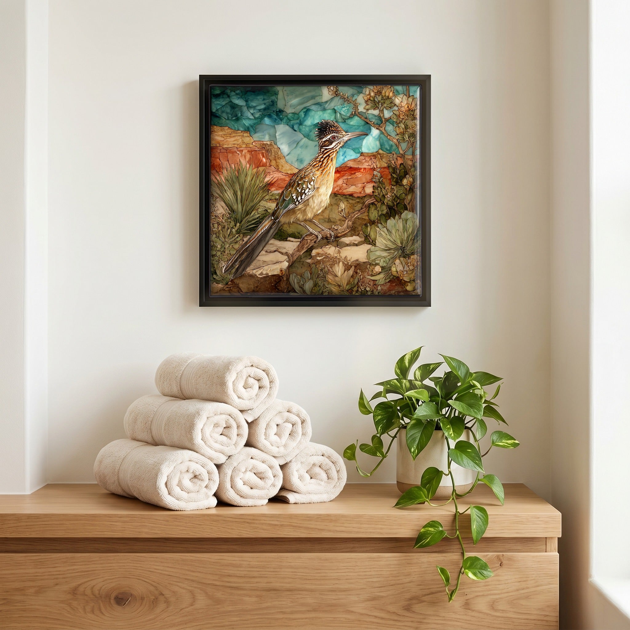 A quiet corner of the bath.