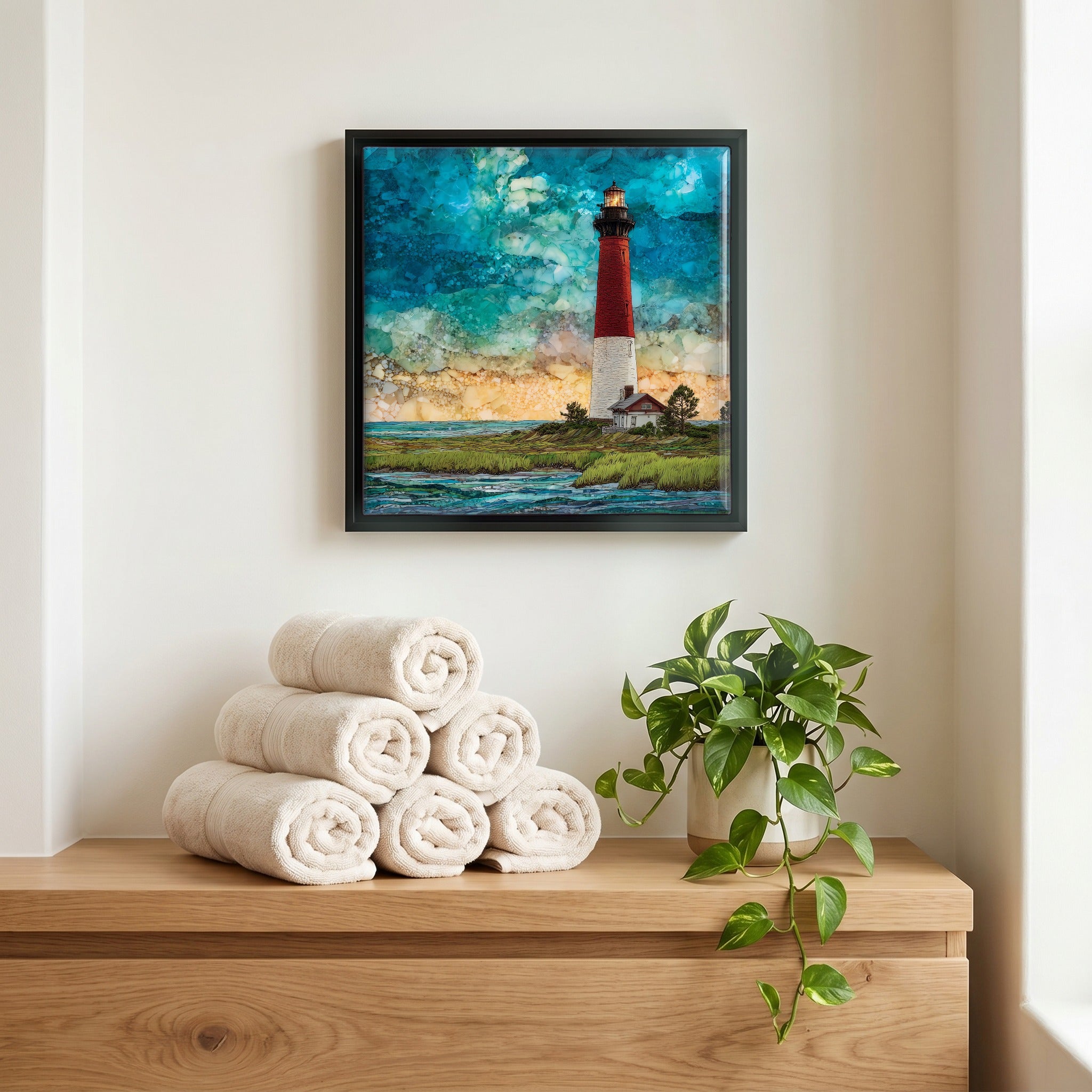 A quiet corner of the bath.