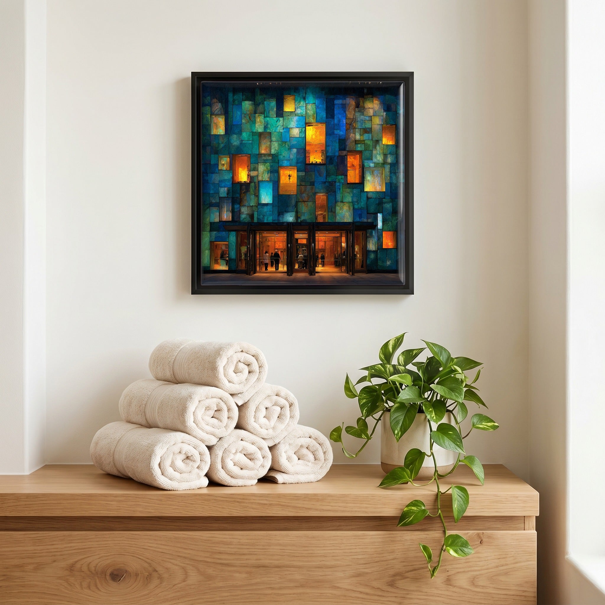 A quiet corner of the bath.