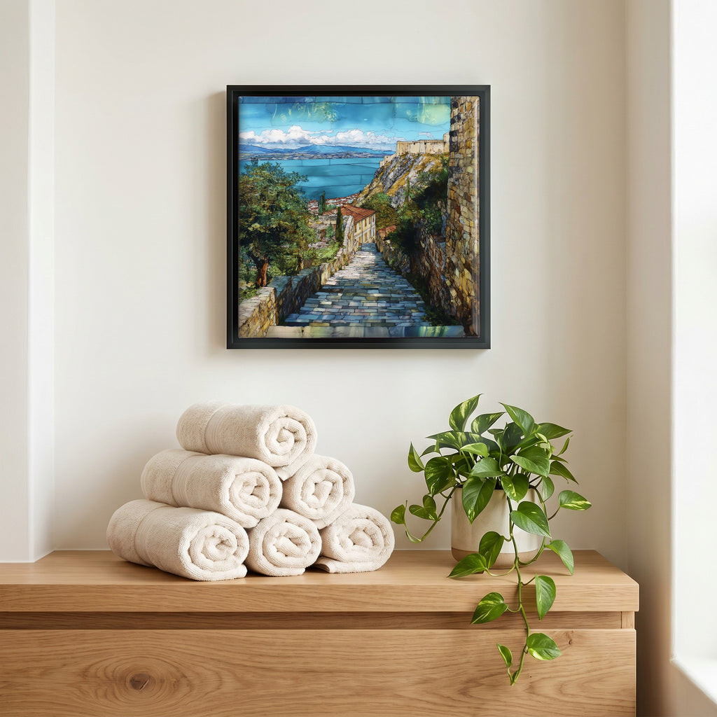 A quiet corner of the bath.