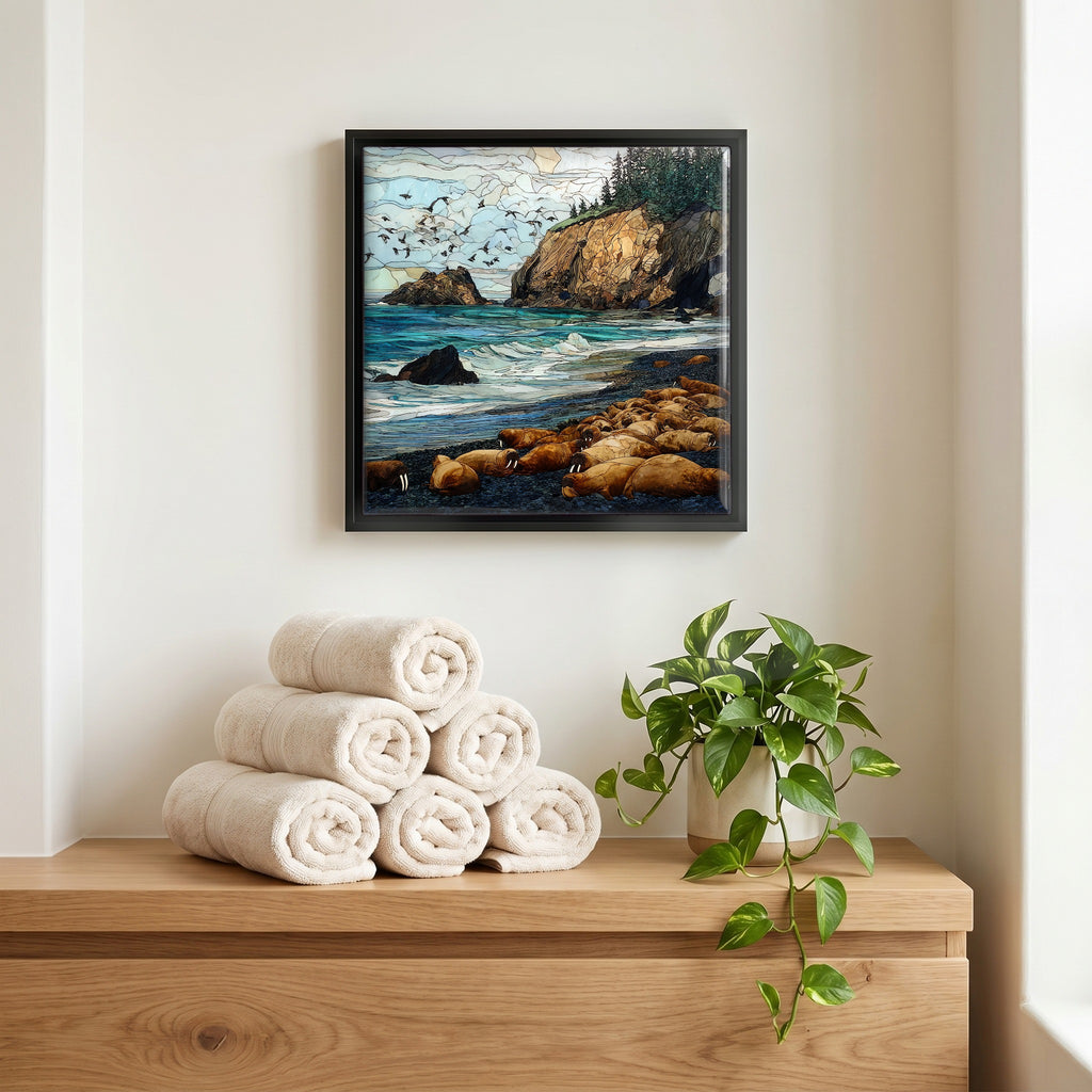 A quiet corner of the bath.