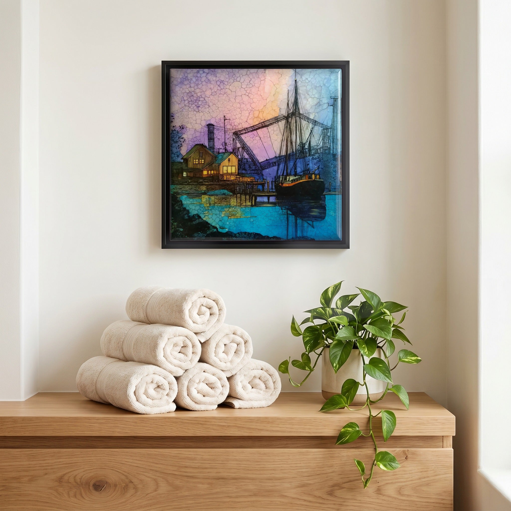 A quiet corner of the bath.