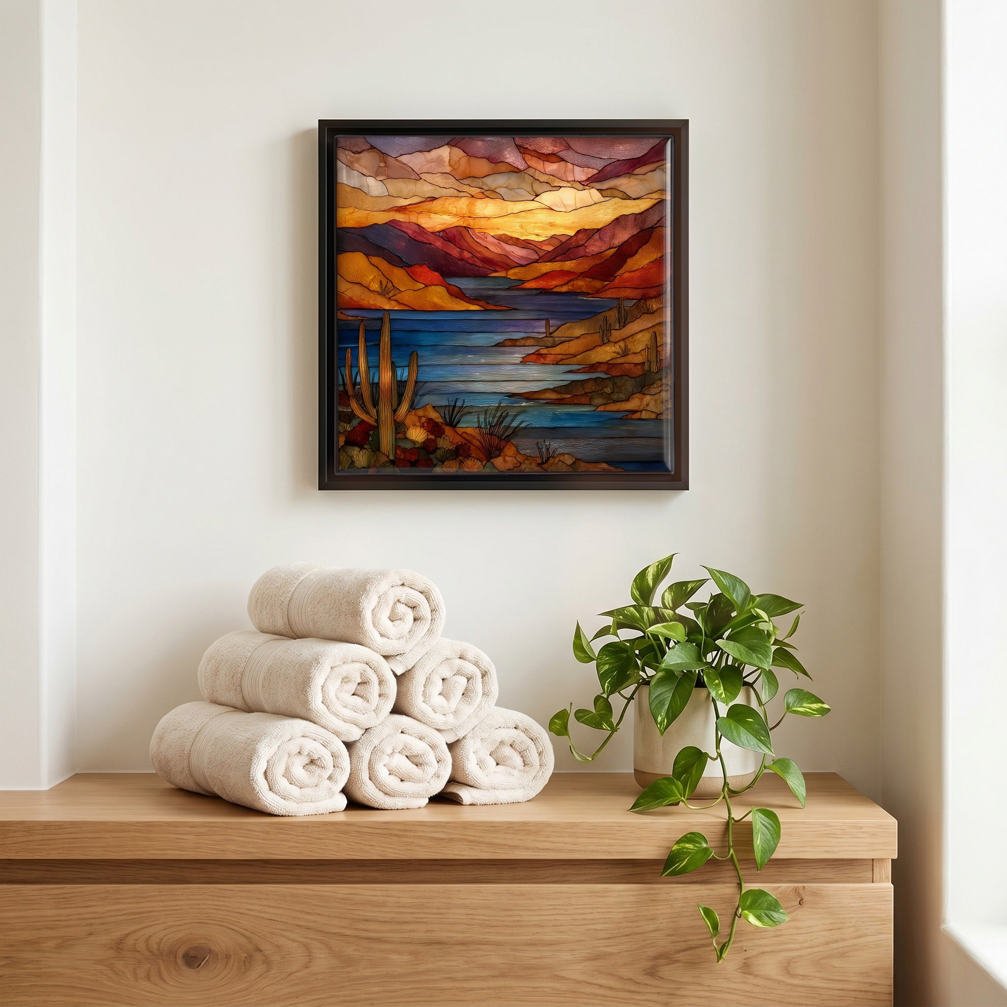 A quiet corner of the bath.