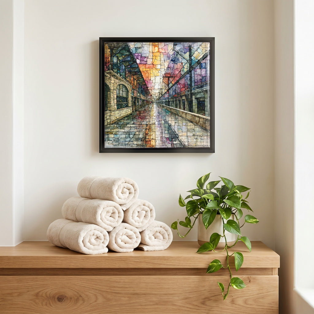 A quiet corner of the bath.