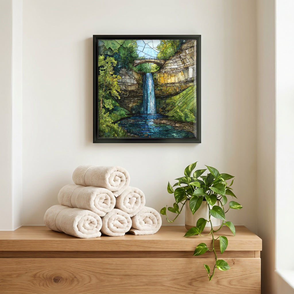 A quiet corner of the bath.