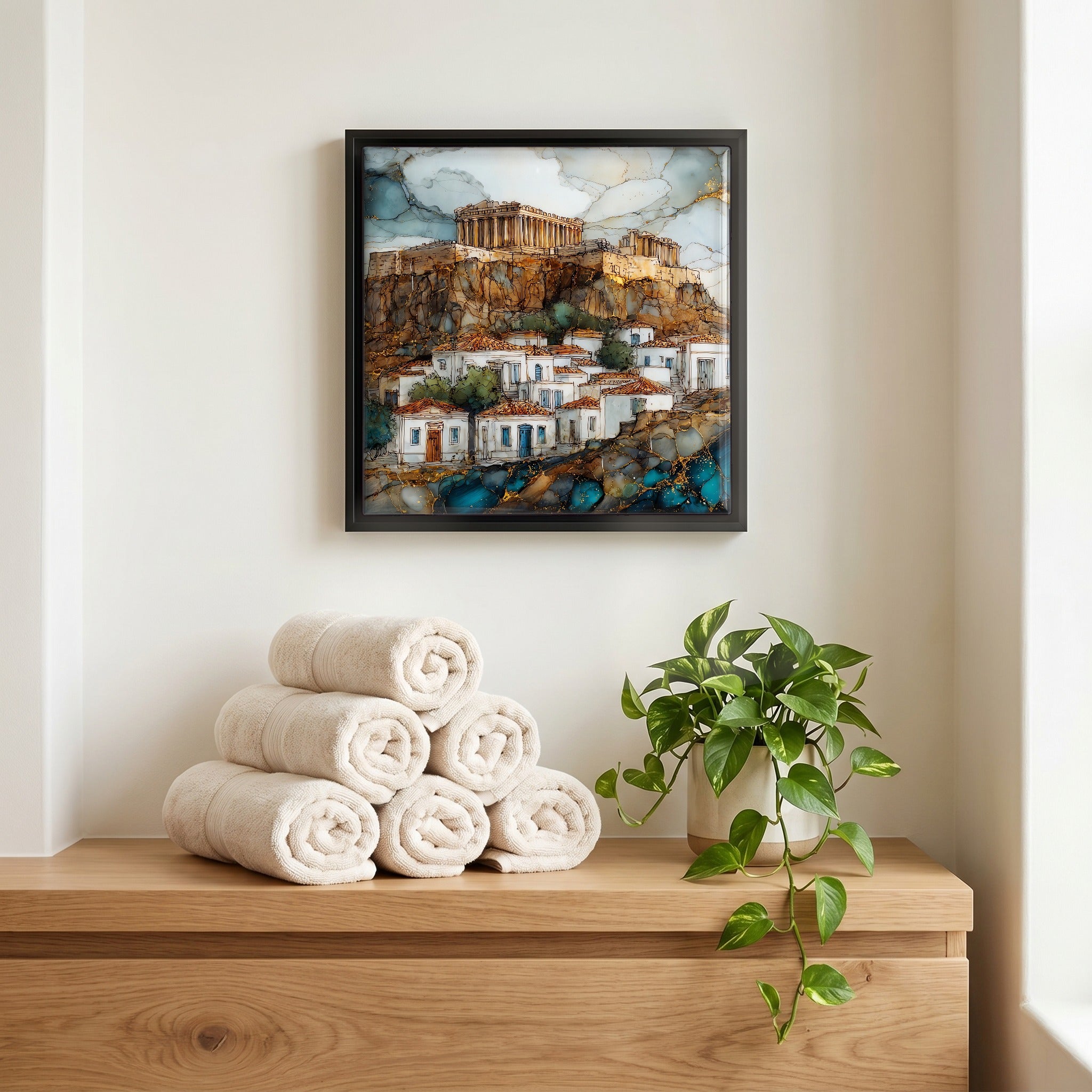 A quiet corner of the bath.