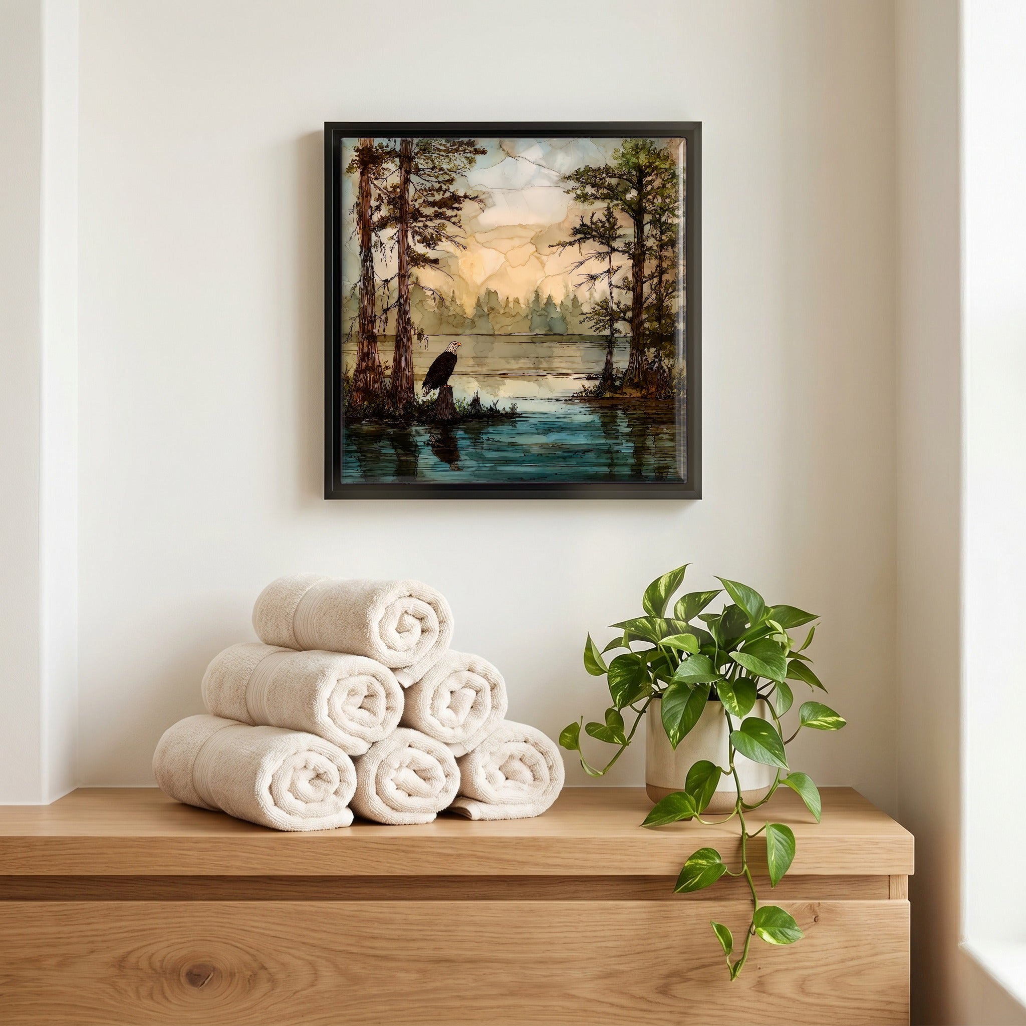 A quiet corner of the bath.