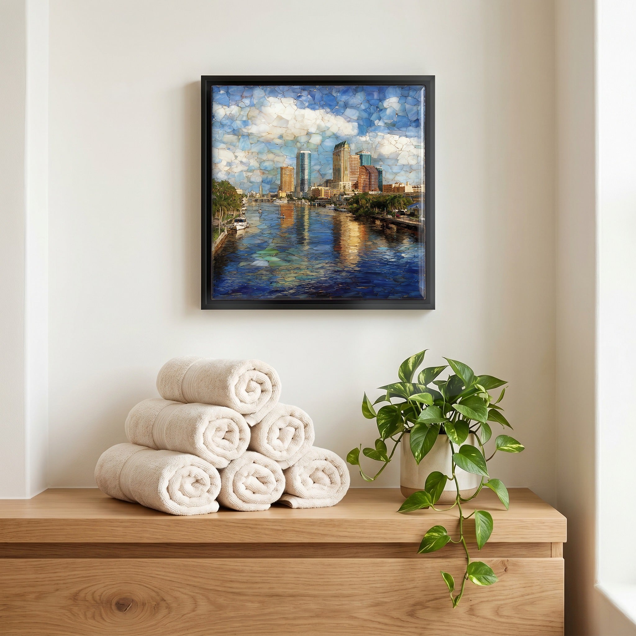 A quiet corner of the bath.
