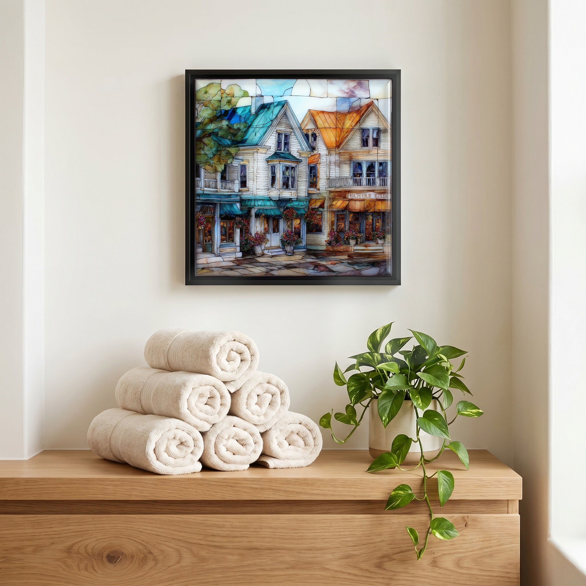 A quiet corner of the bath.