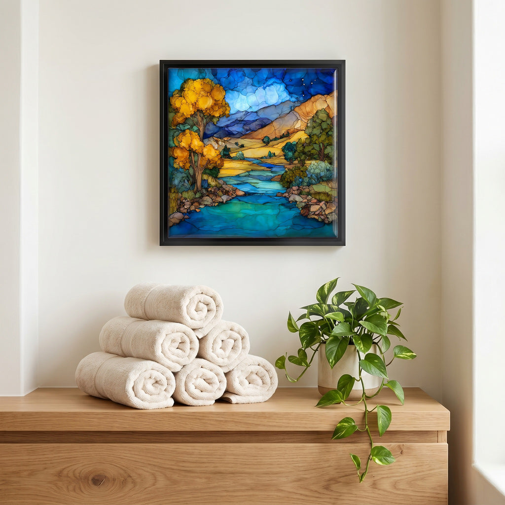 A quiet corner of the bath.