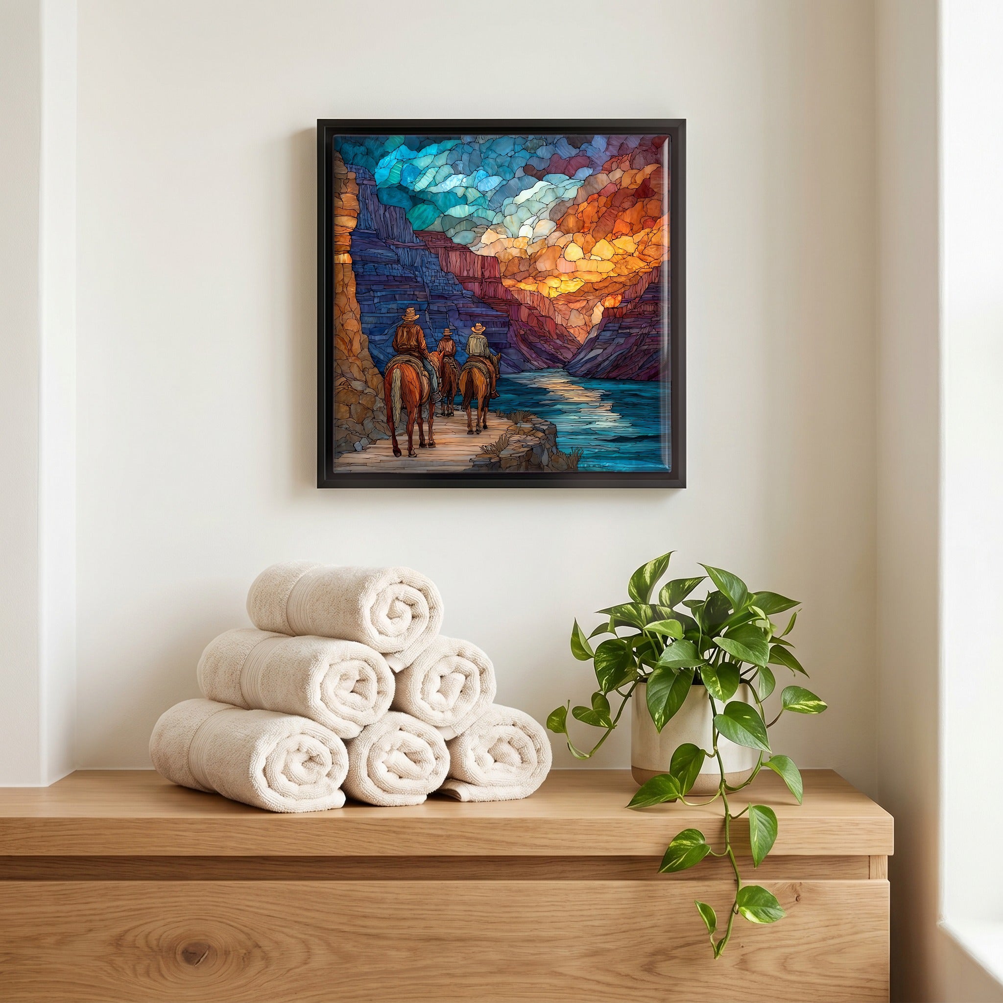 A quiet corner of the bath.