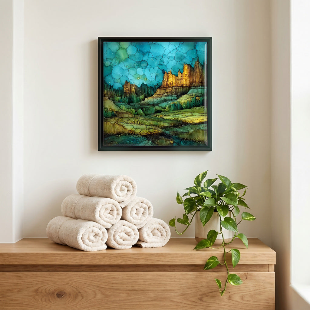 A quiet corner of the bath.