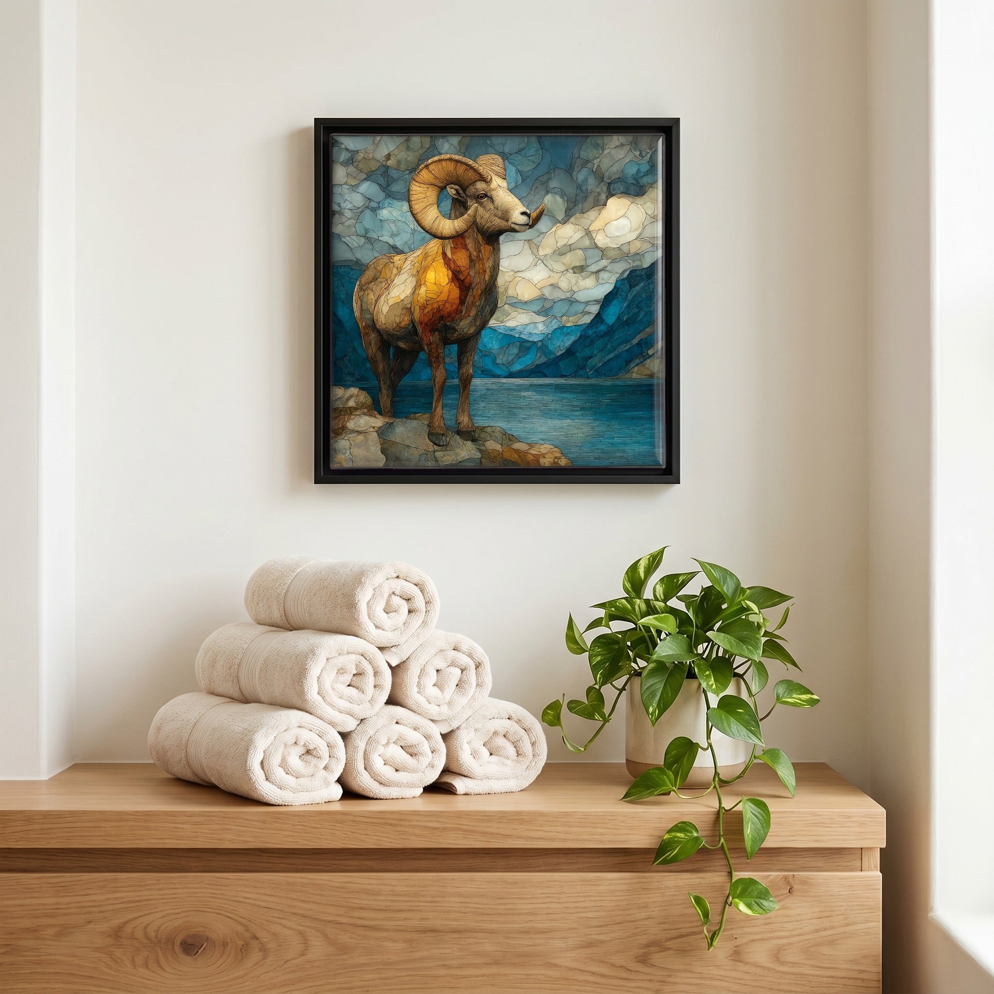 A quiet corner of the bath.