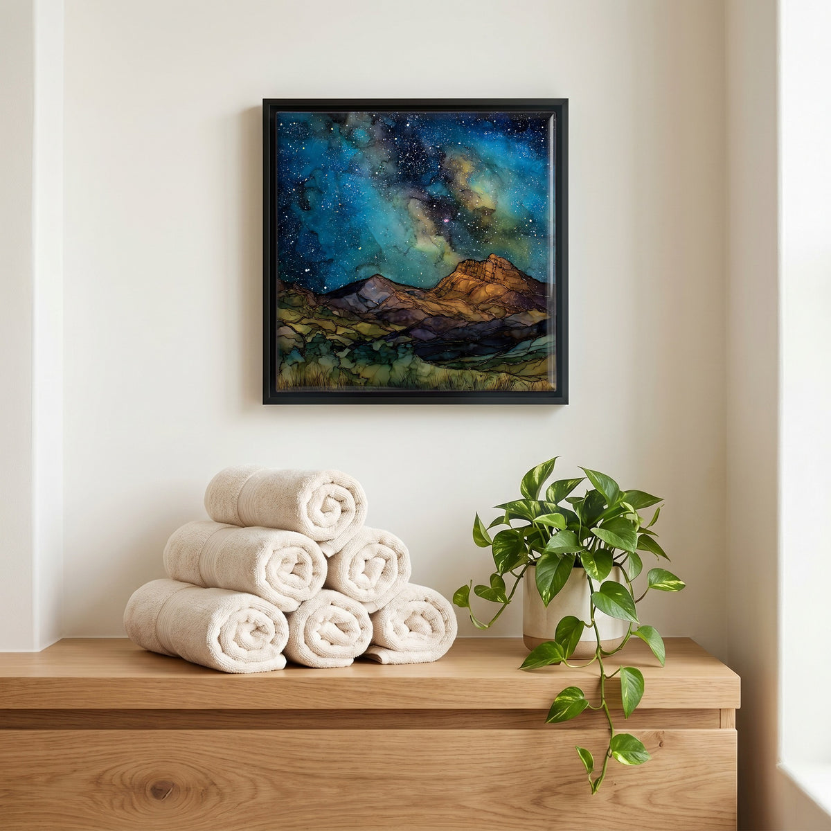 A quiet corner of the bath.