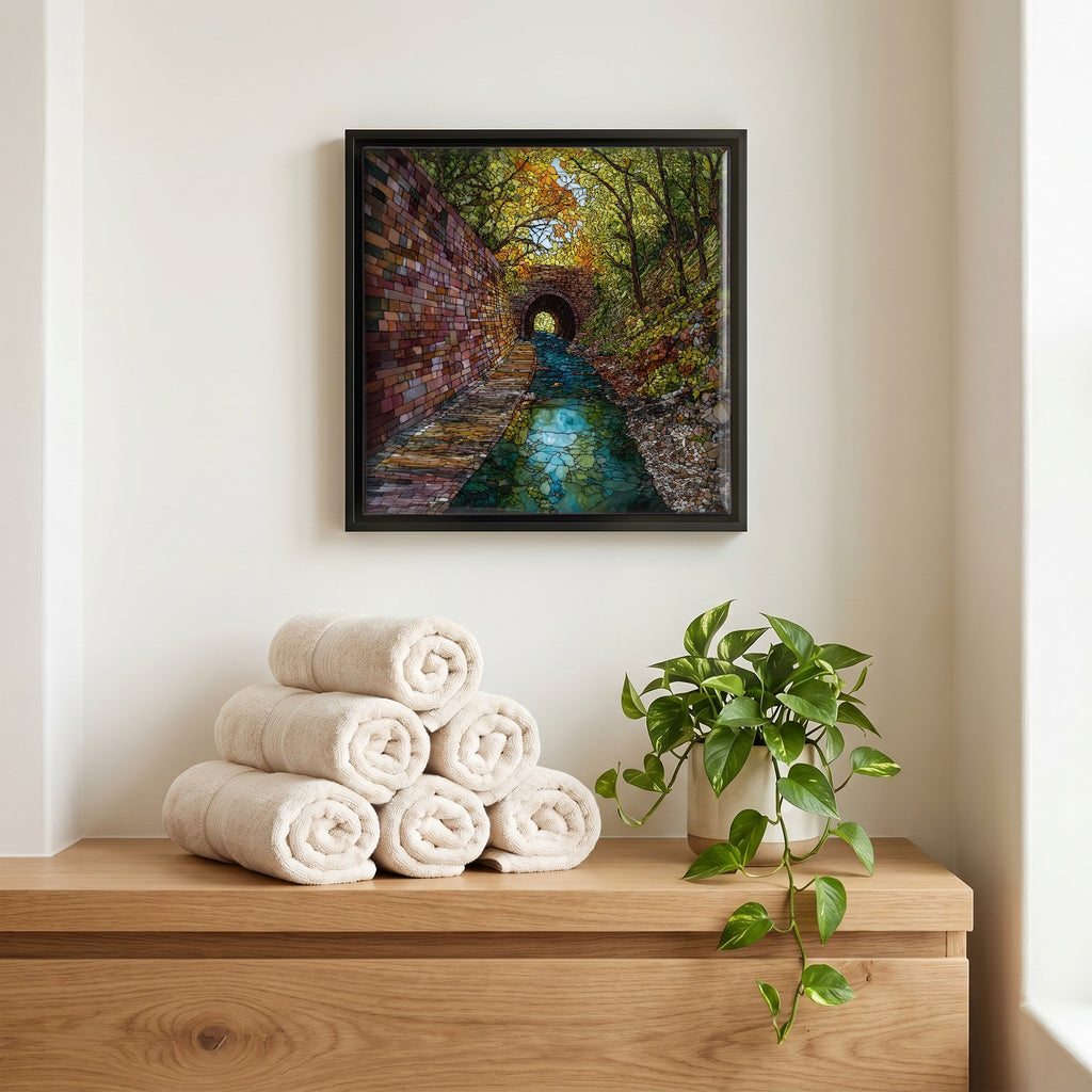 A quiet corner of the bath.