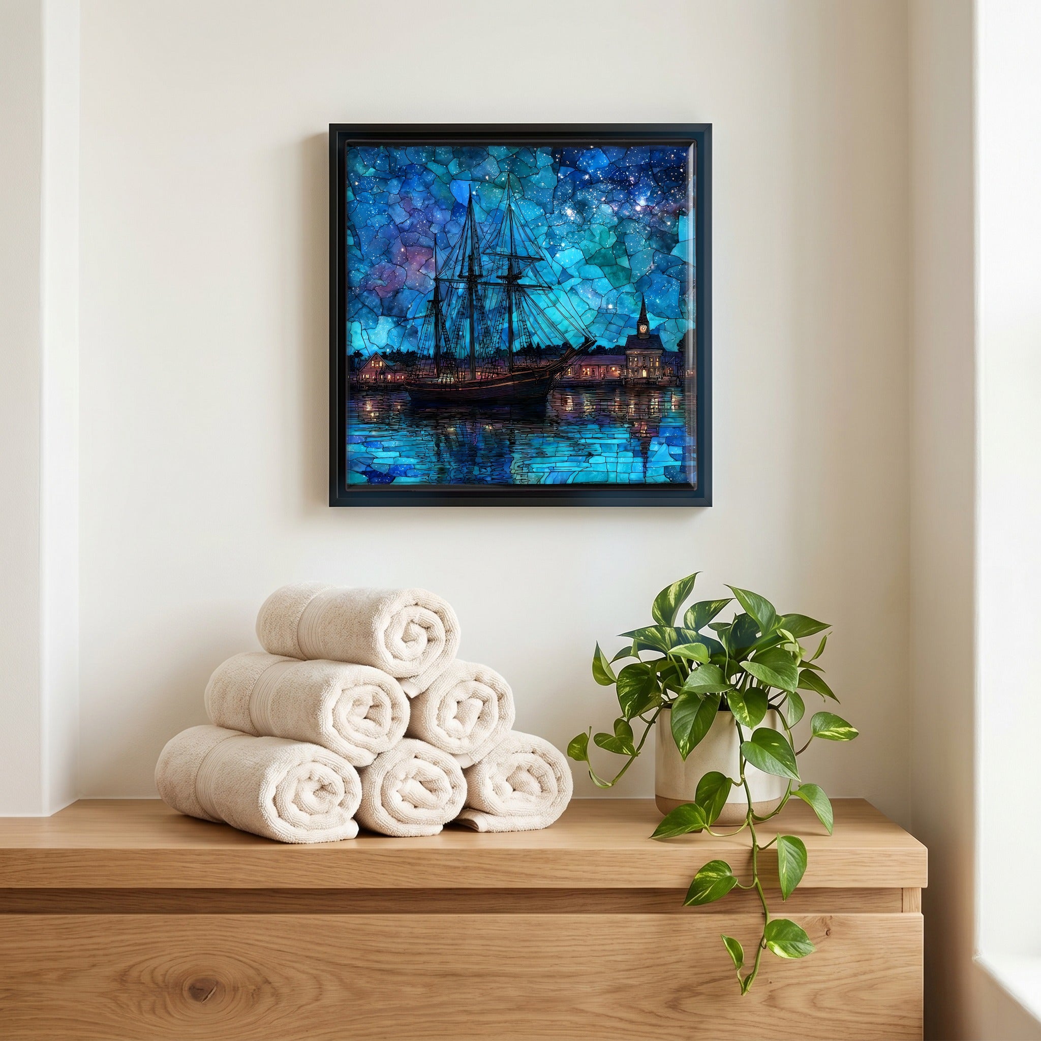A quiet corner of the bath.