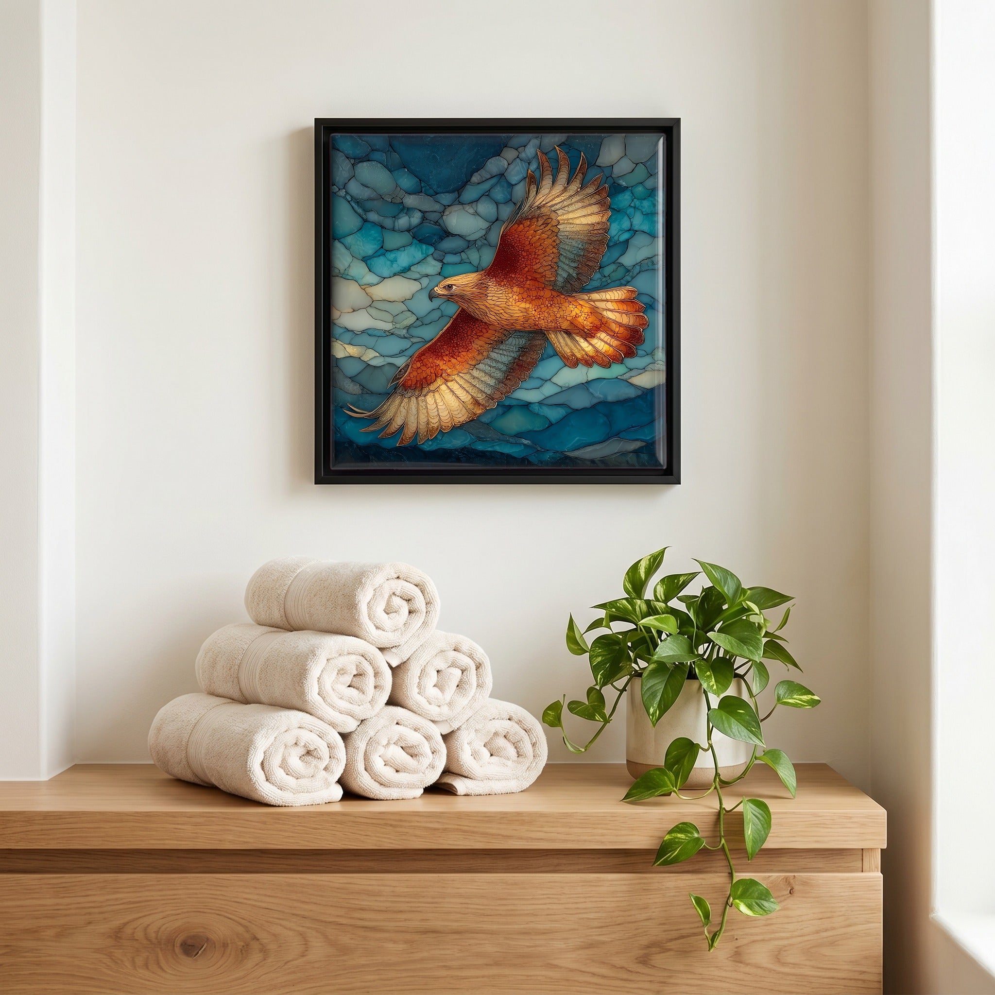 A quiet corner of the bath.