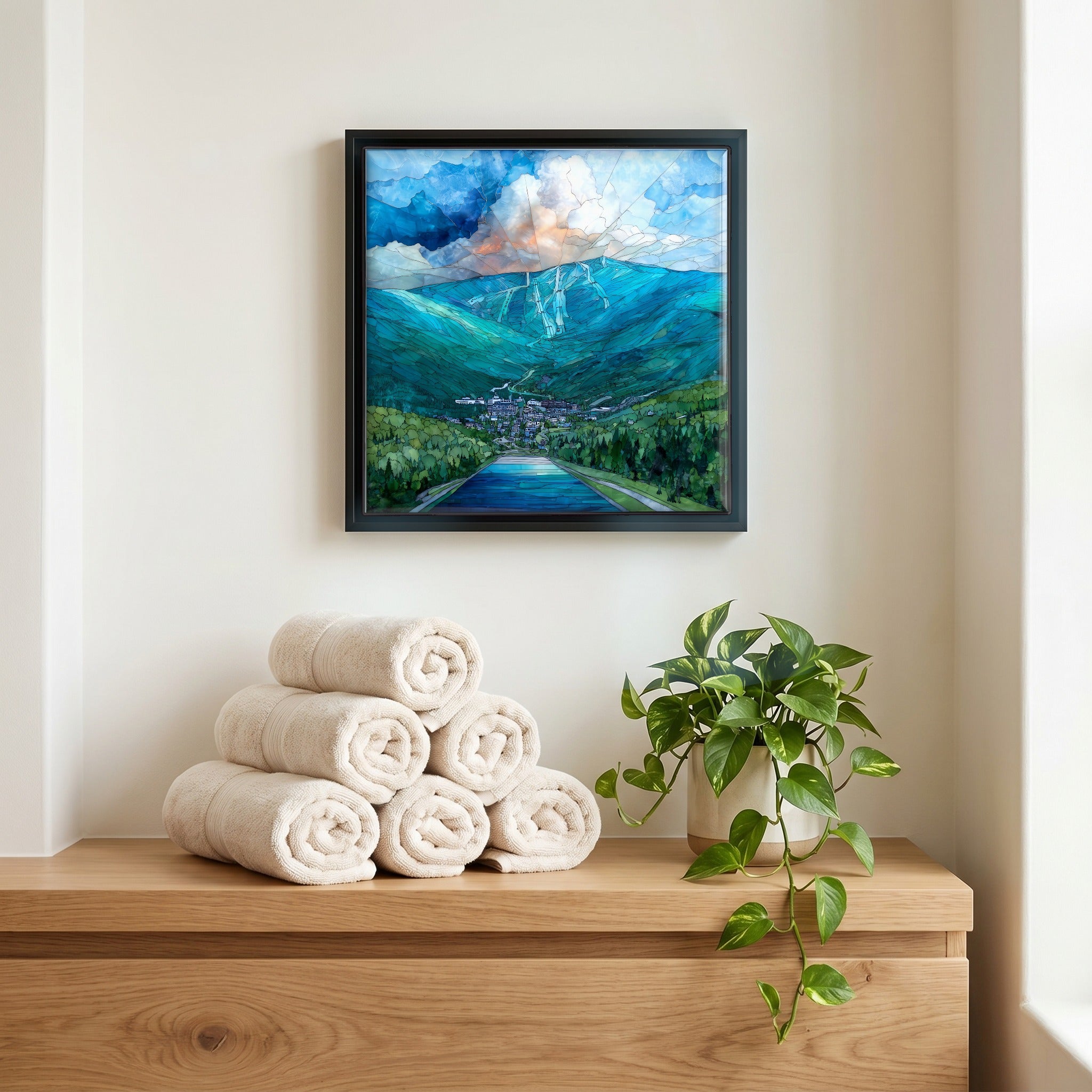 A quiet corner of the bath.