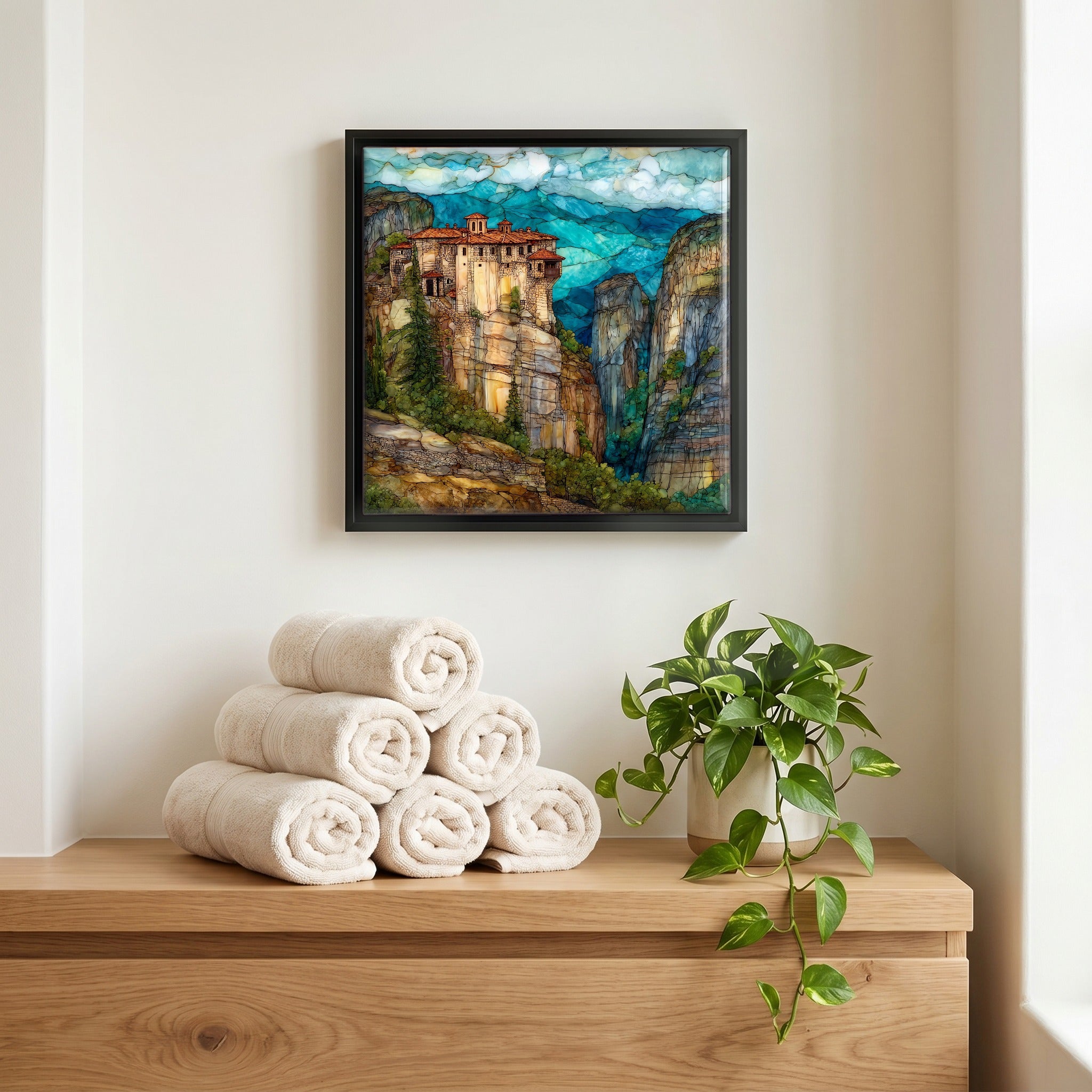 A quiet corner of the bath.
