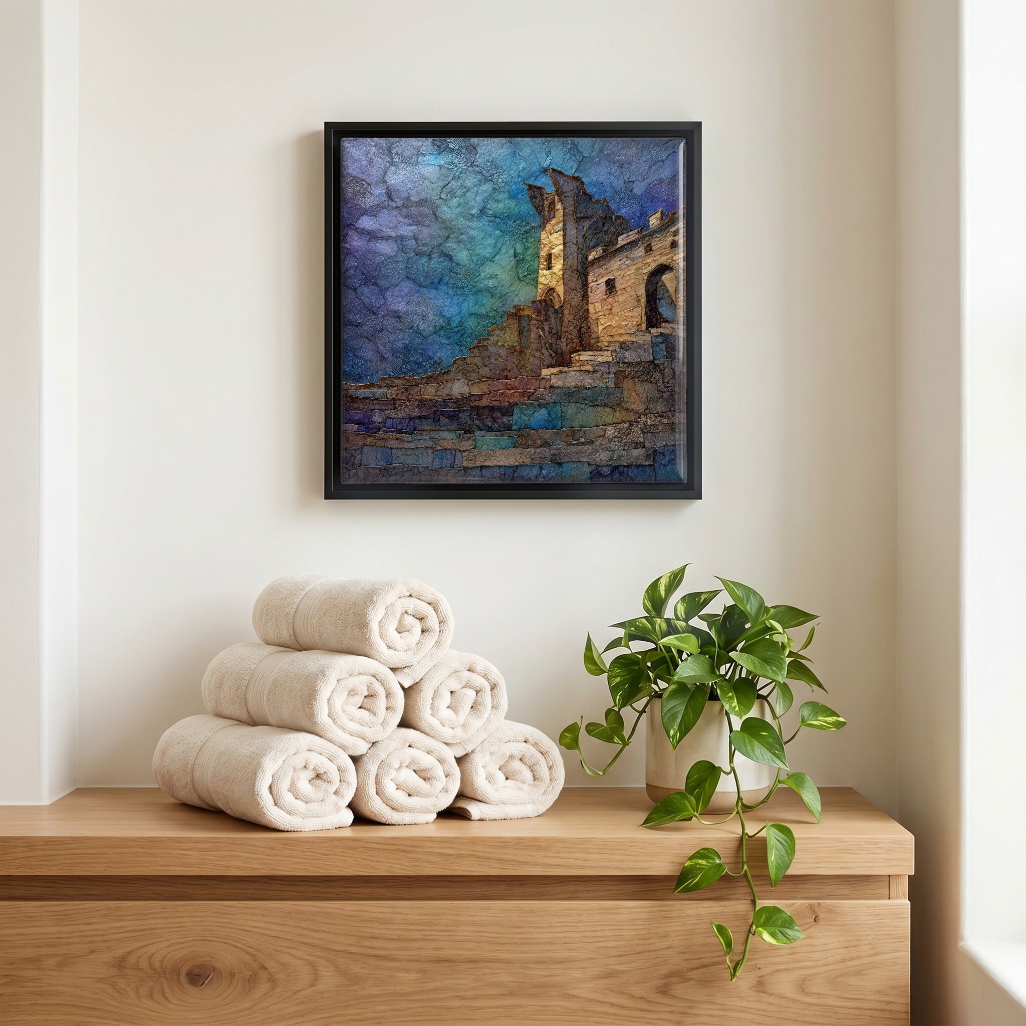 A quiet corner of the bath.