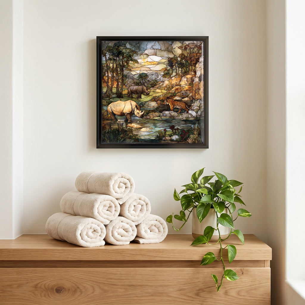 A quiet corner of the bath.