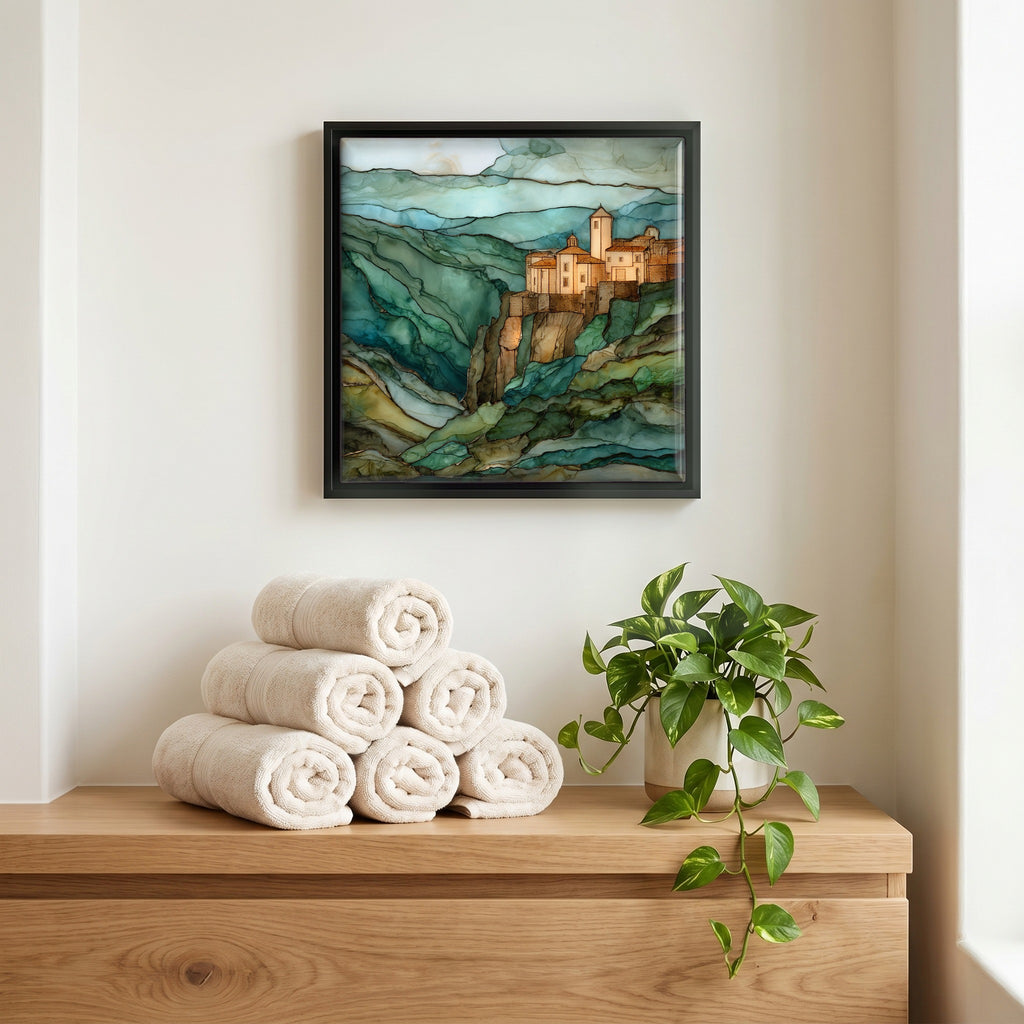 A quiet corner of the bath.