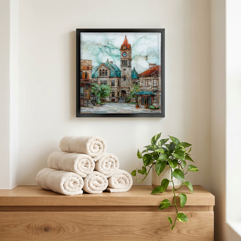 A quiet corner of the bath.