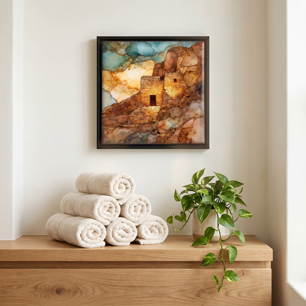 A quiet corner of the bath.