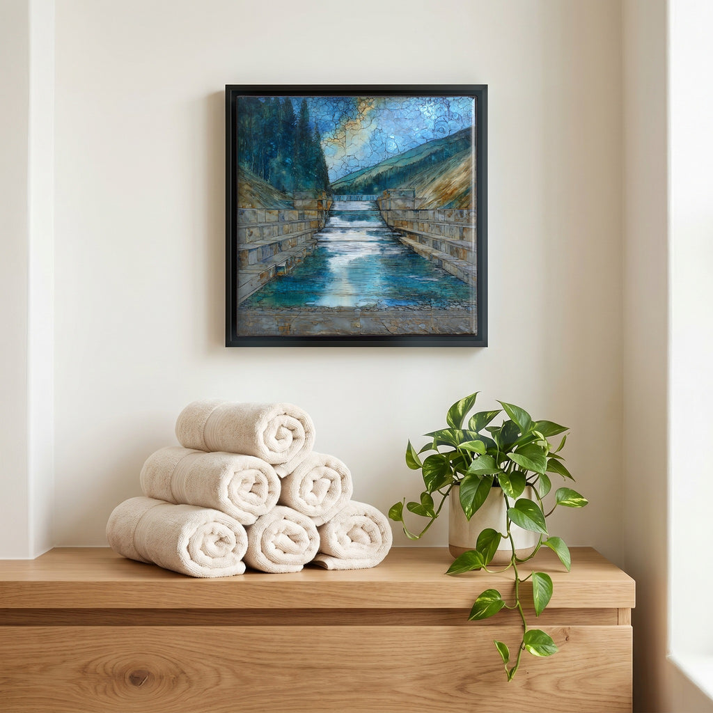 A quiet corner of the bath.