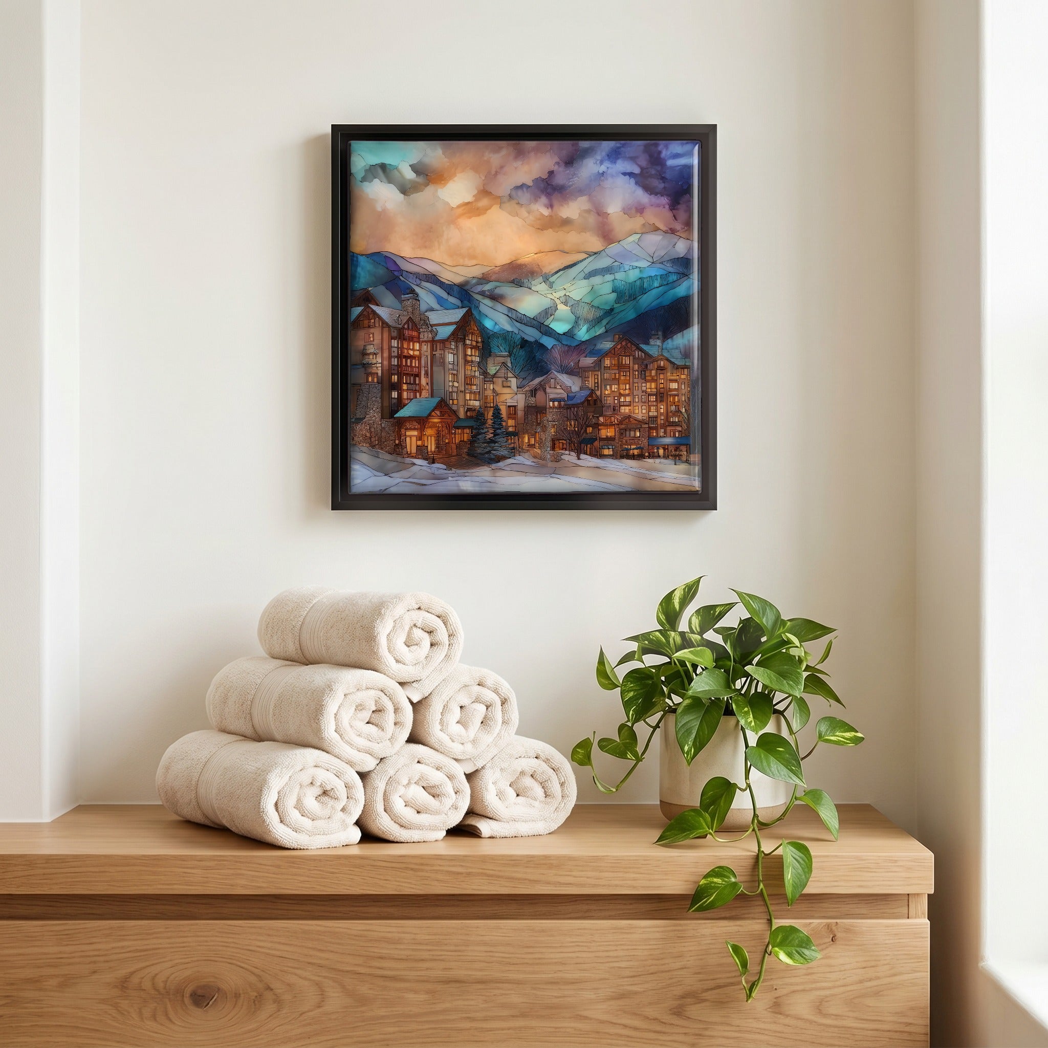 A quiet corner of the bath.