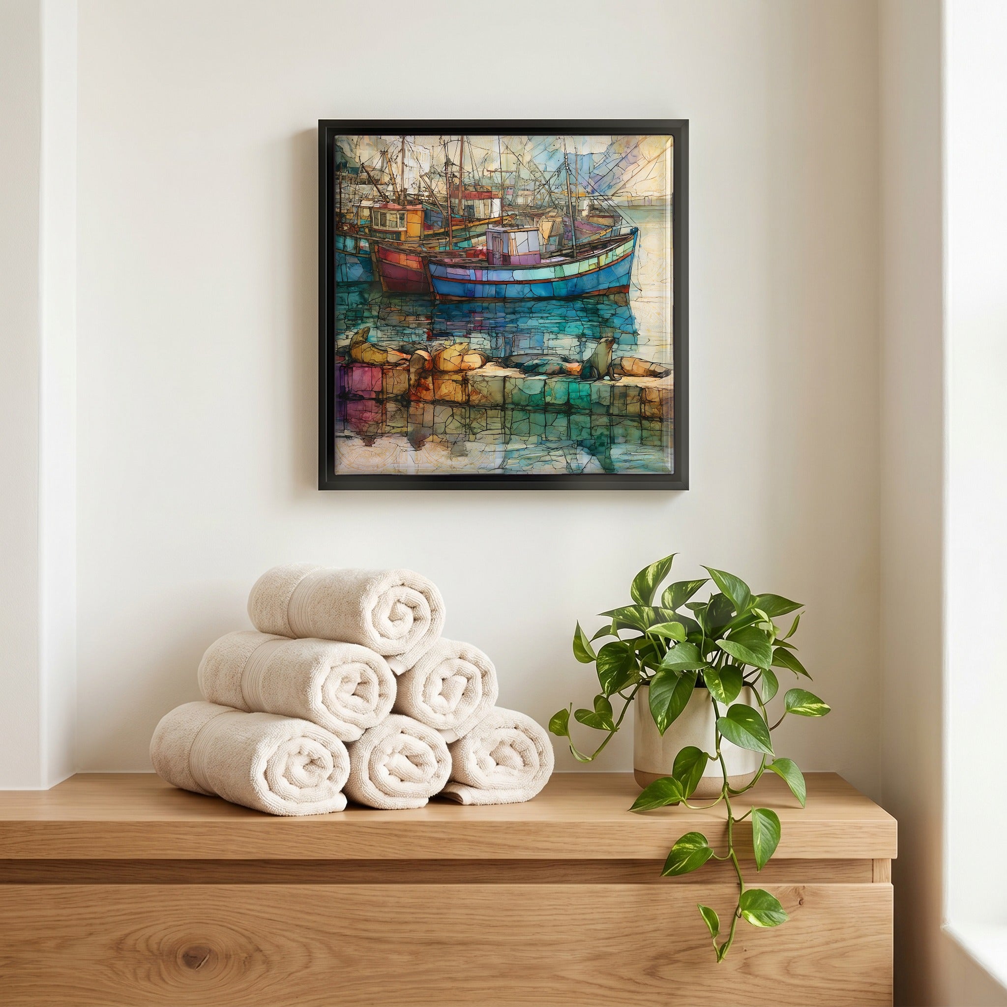 A quiet corner of the bath.