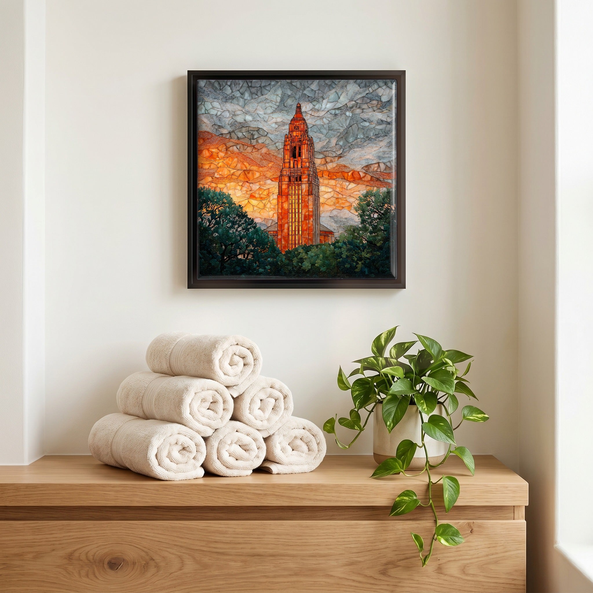 A quiet corner of the bath.