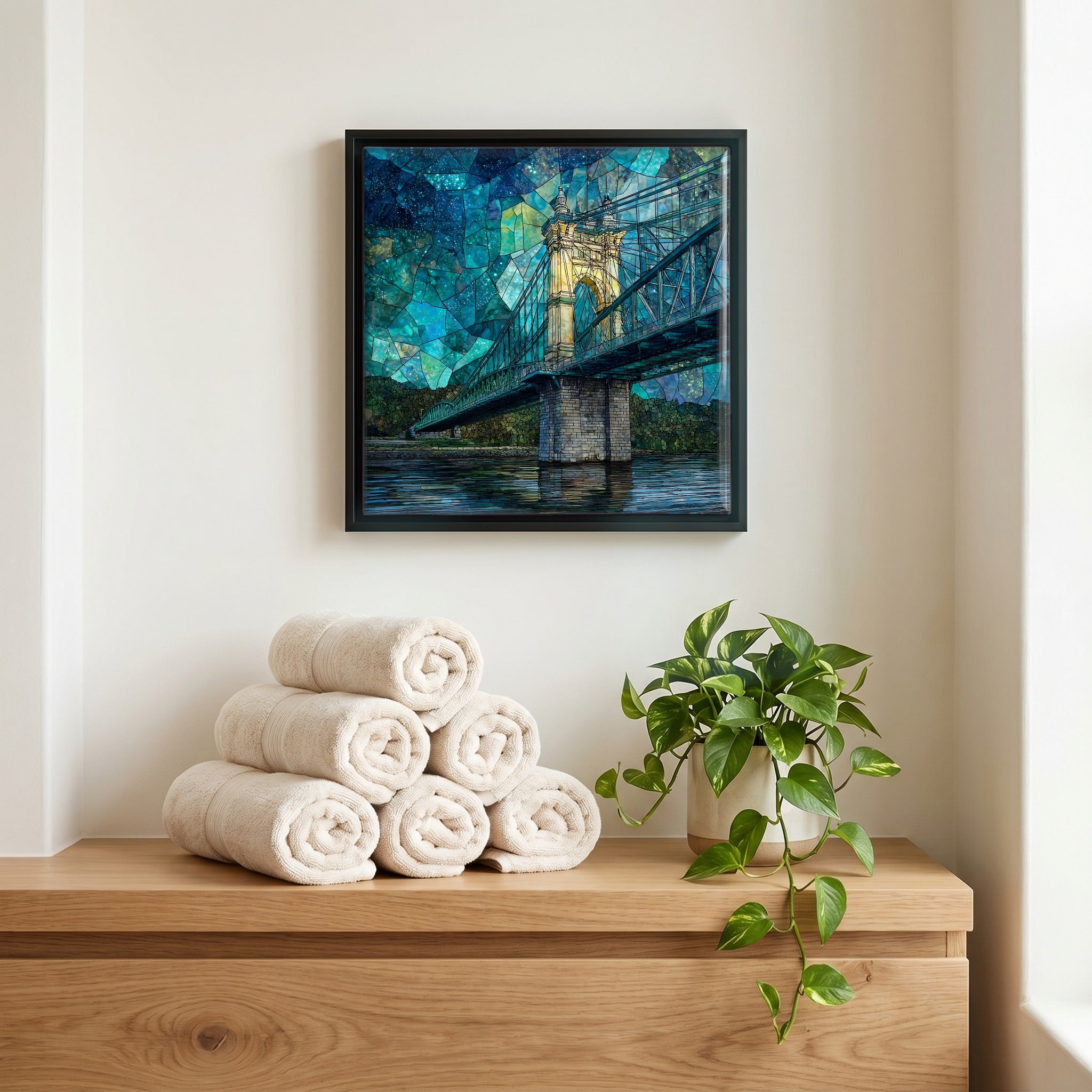 A quiet corner of the bath.
