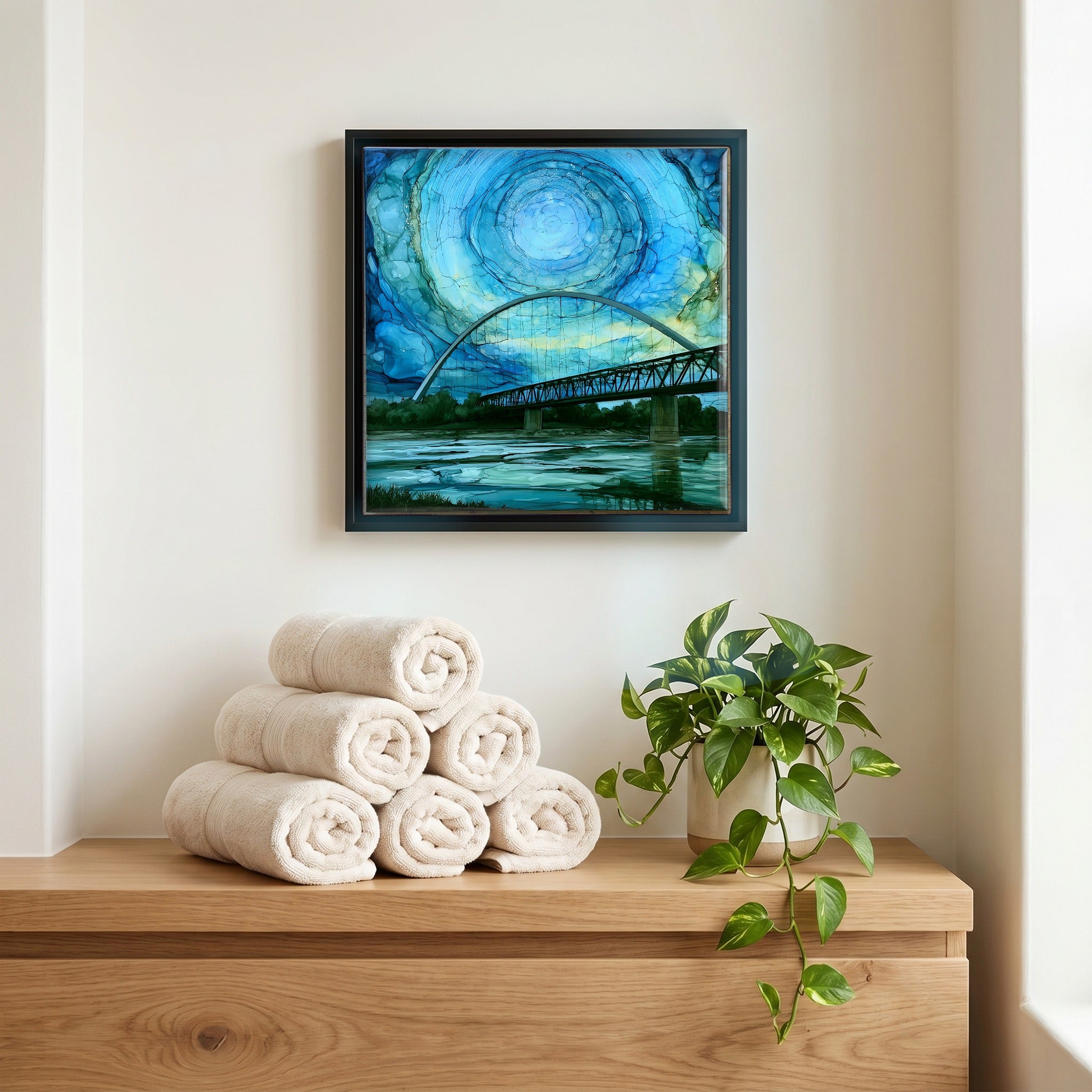 A quiet corner of the bath.