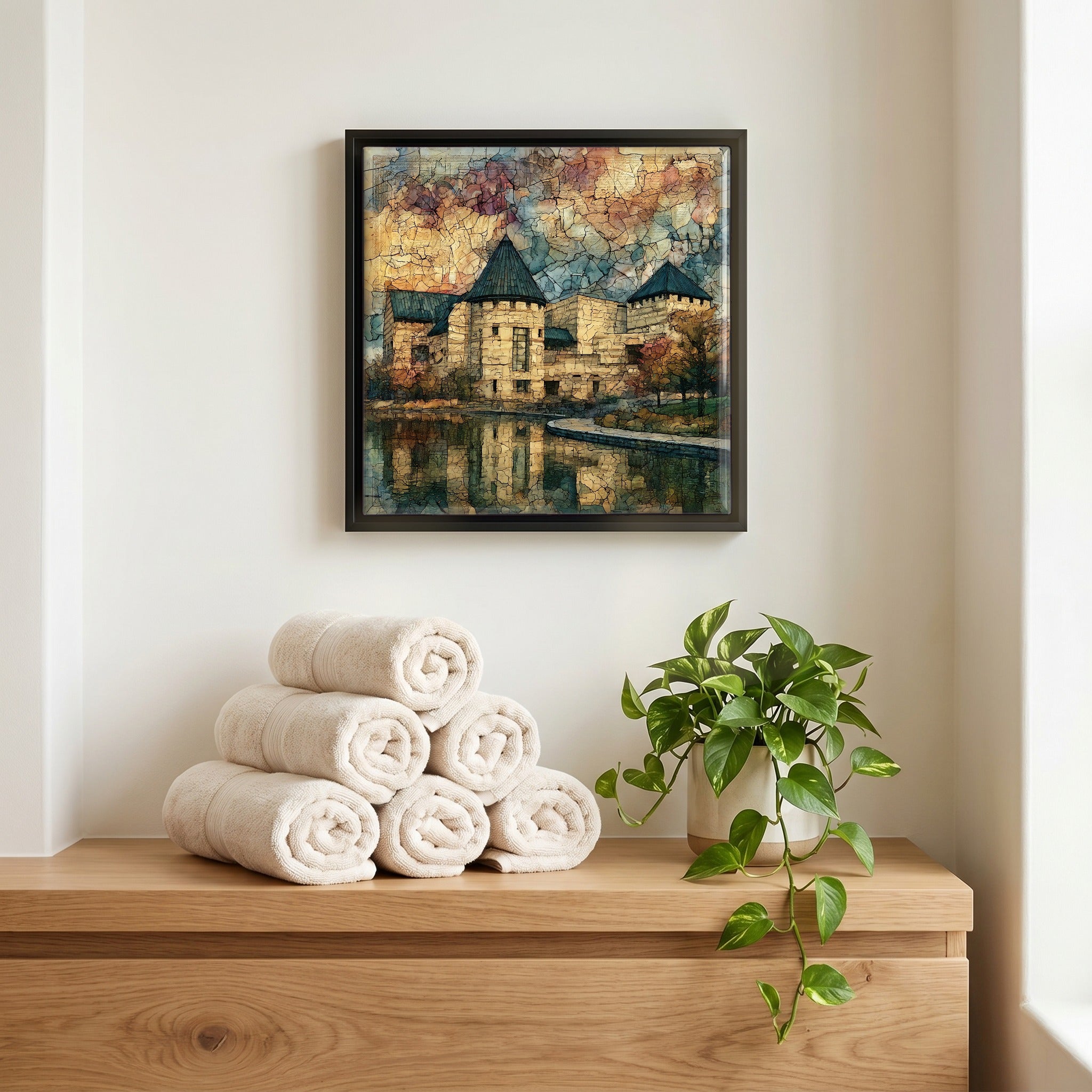 A quiet corner of the bath.