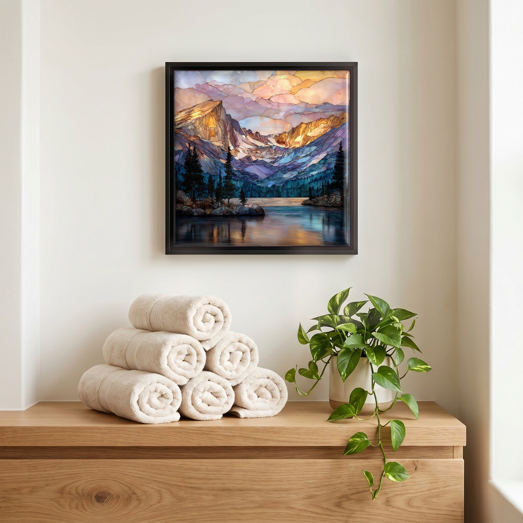 A quiet corner of the bath.