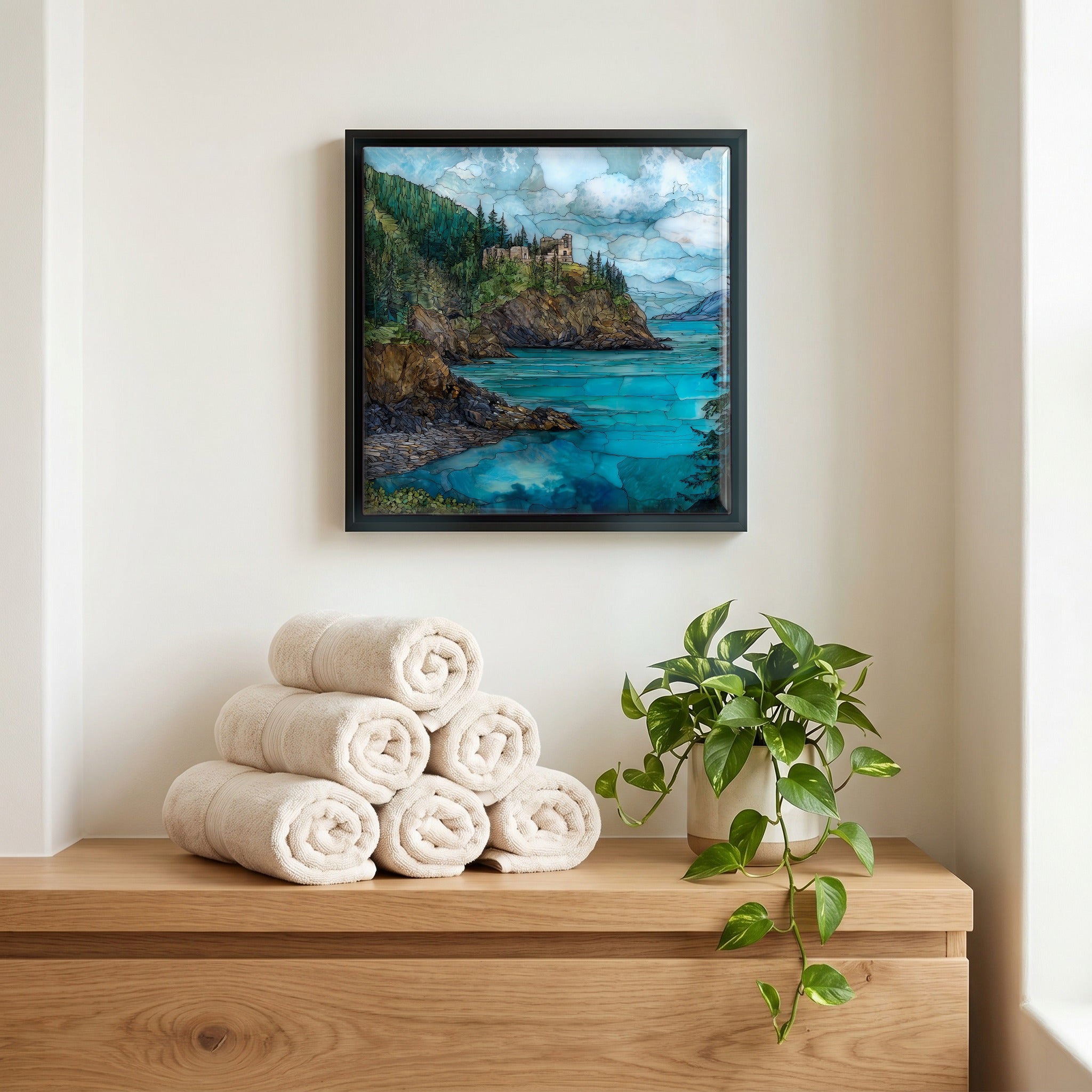 A quiet corner of the bath.