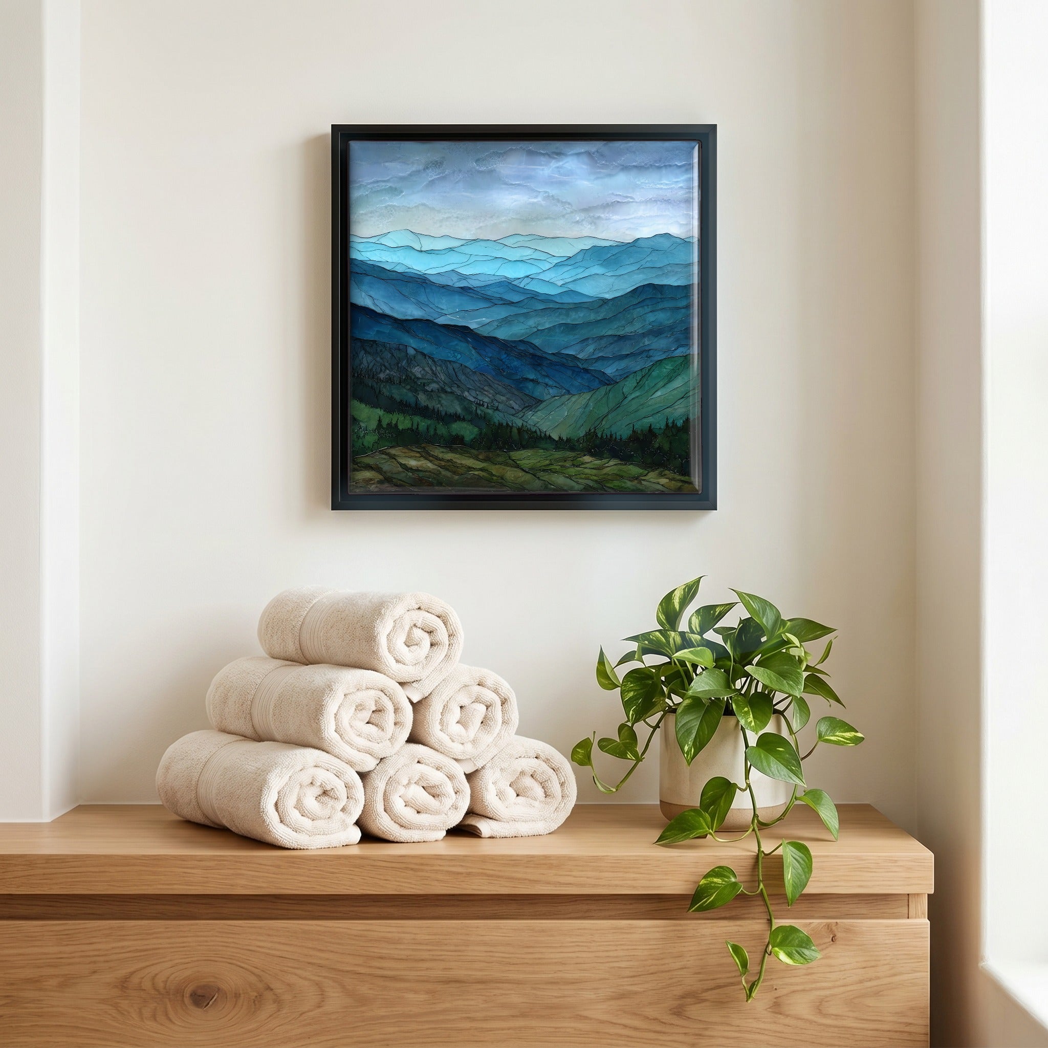 A quiet corner of the bath.