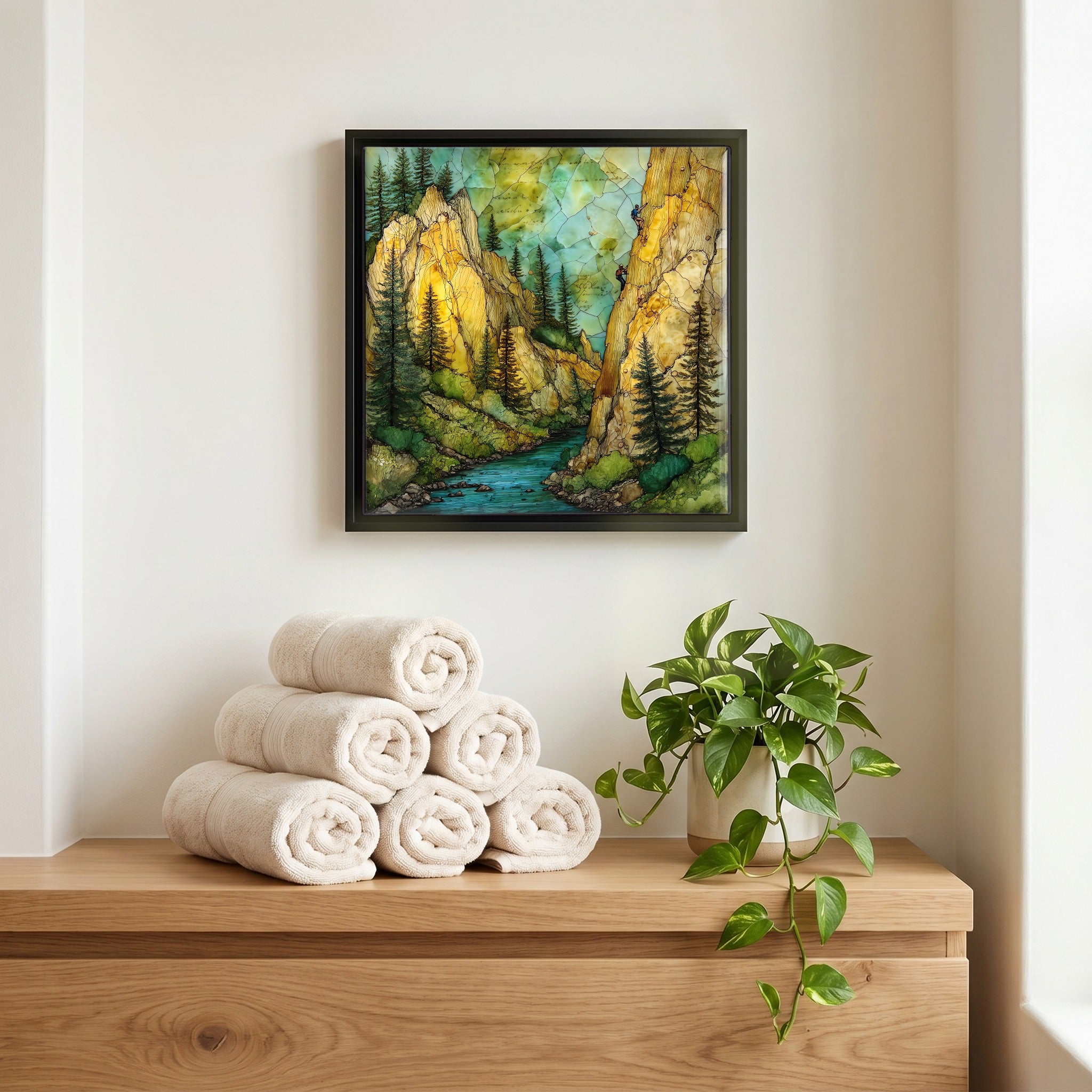 A quiet corner of the bath.