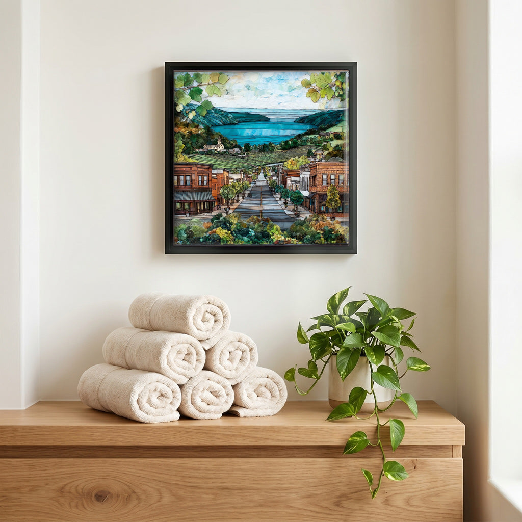 A quiet corner of the bath.